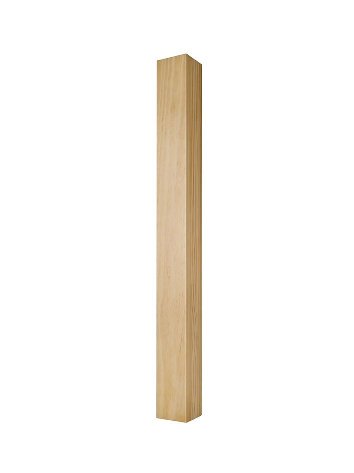 Waddell 3.25-in x 35-in Square Pine Table Leg in the Table Legs department  at