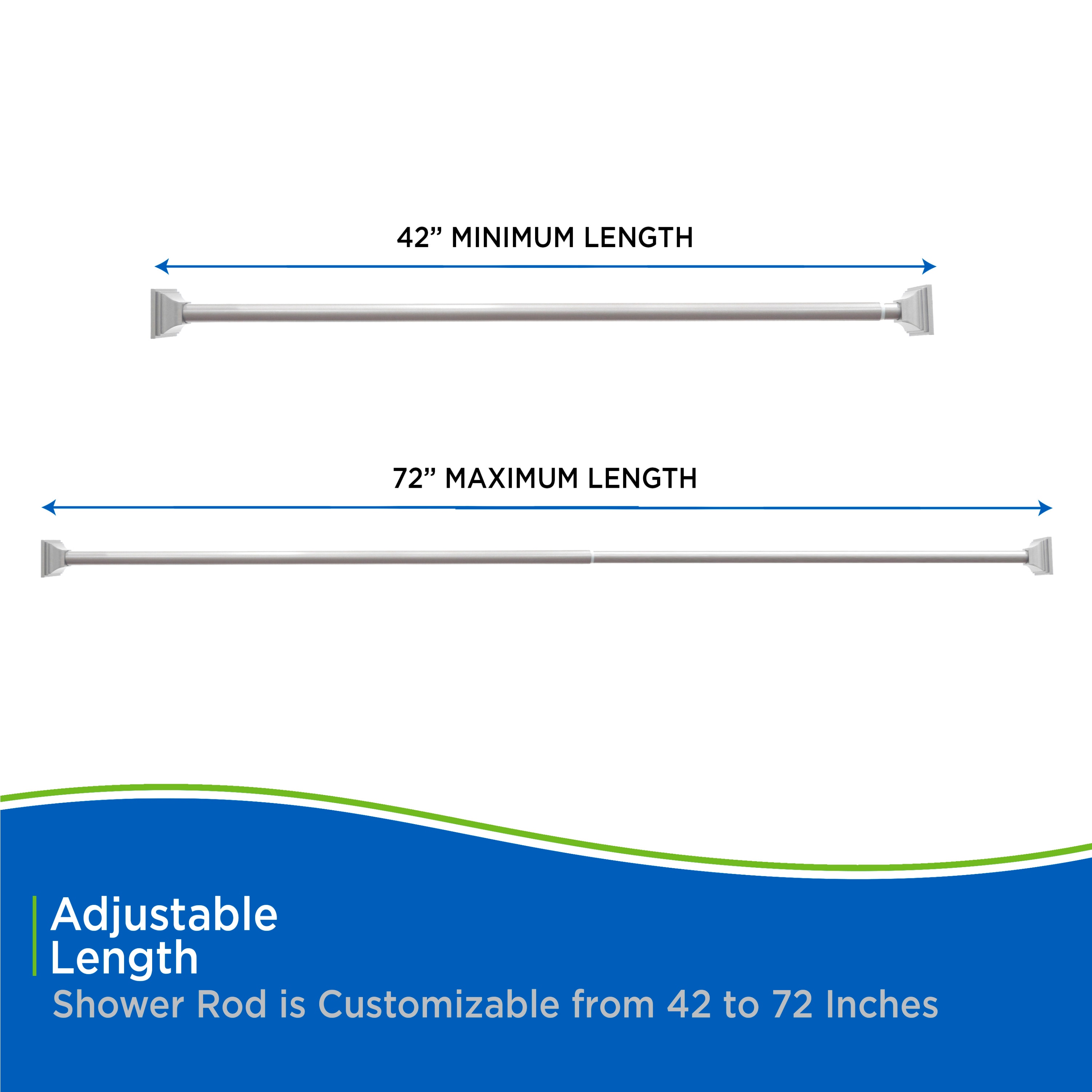 Kenney KN913C/20HUS Shower-Rods - View #4