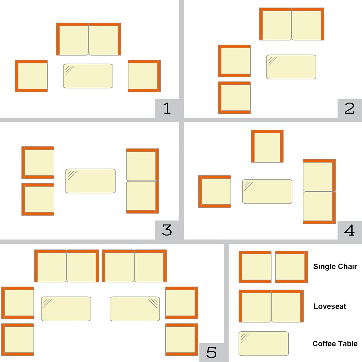 Costway HW67772BK Patio-Conversation-Sets - View #9