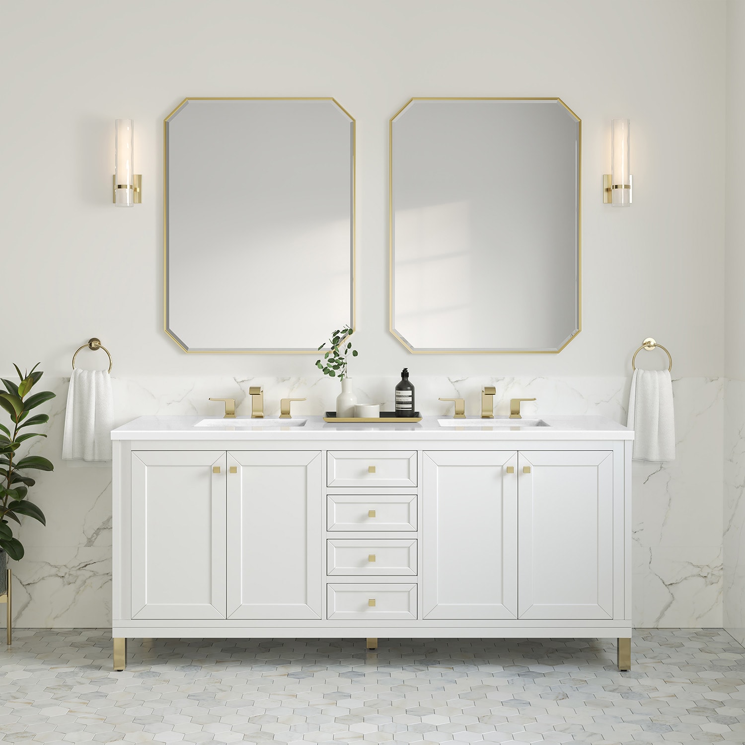 James Martin Vanities 305-V72-GW-3WZ Bath-Vanity-Combo - View #2