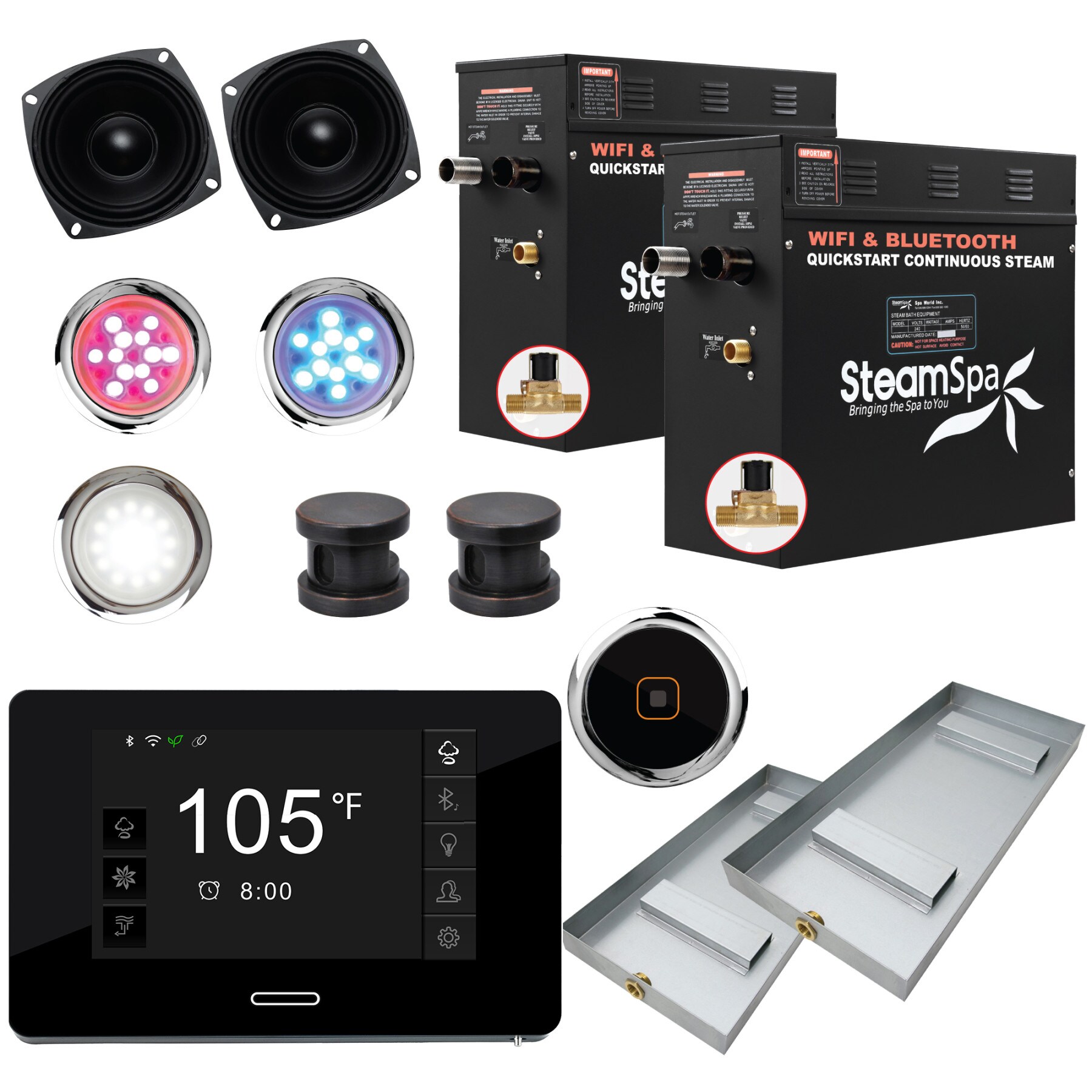 SteamSpa BKT1500ORB-A Sauna Steam Generator