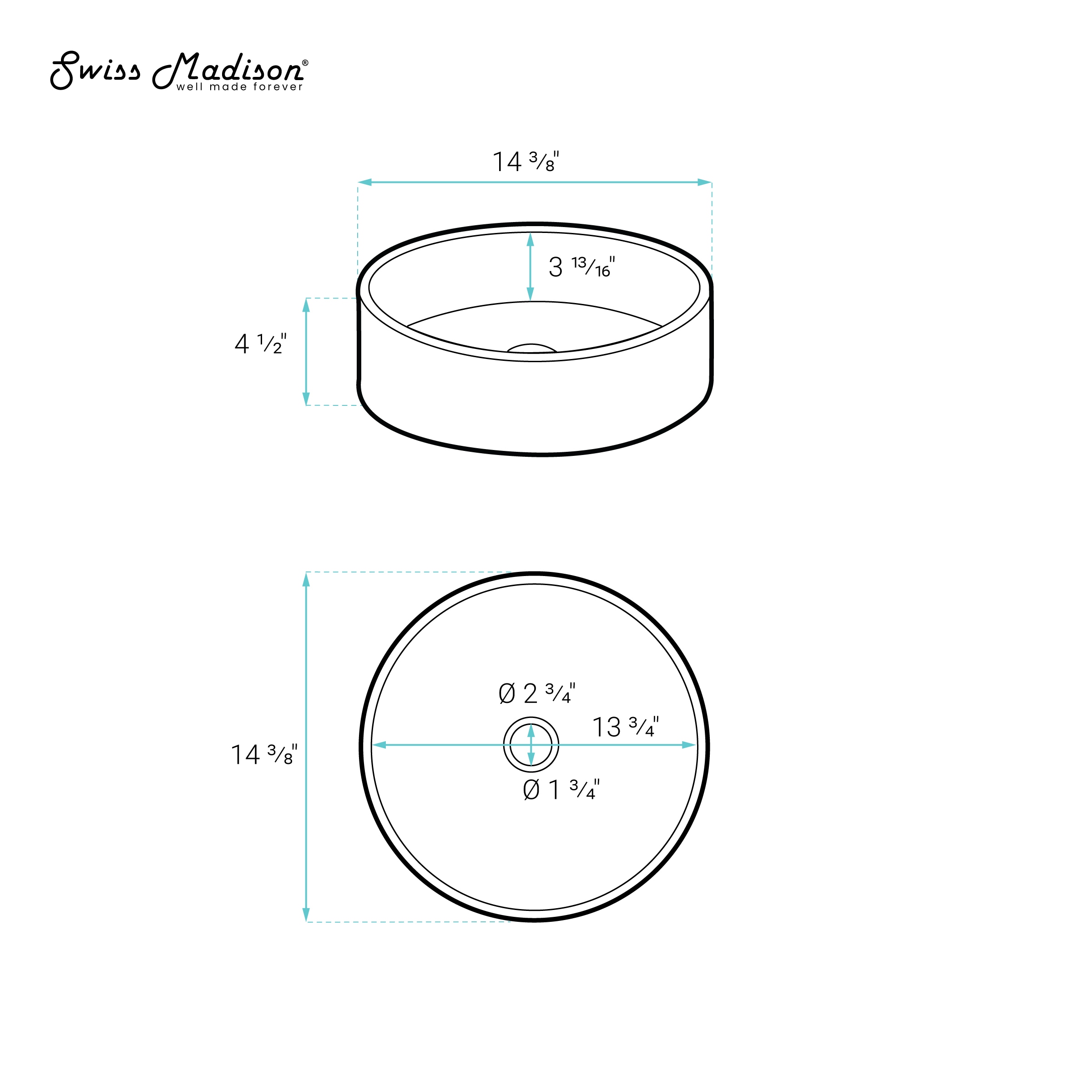 Swiss Madison SM-25-VSTHU06DG Bath-Sink - View #7