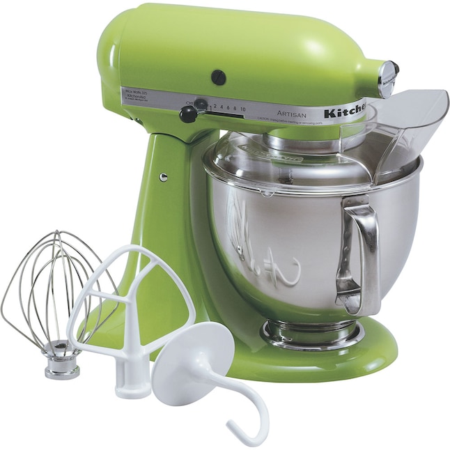 KitchenAid 5-Quart 10-Speed Green Apple Residential Stand Mixer in the  Stand Mixers department at