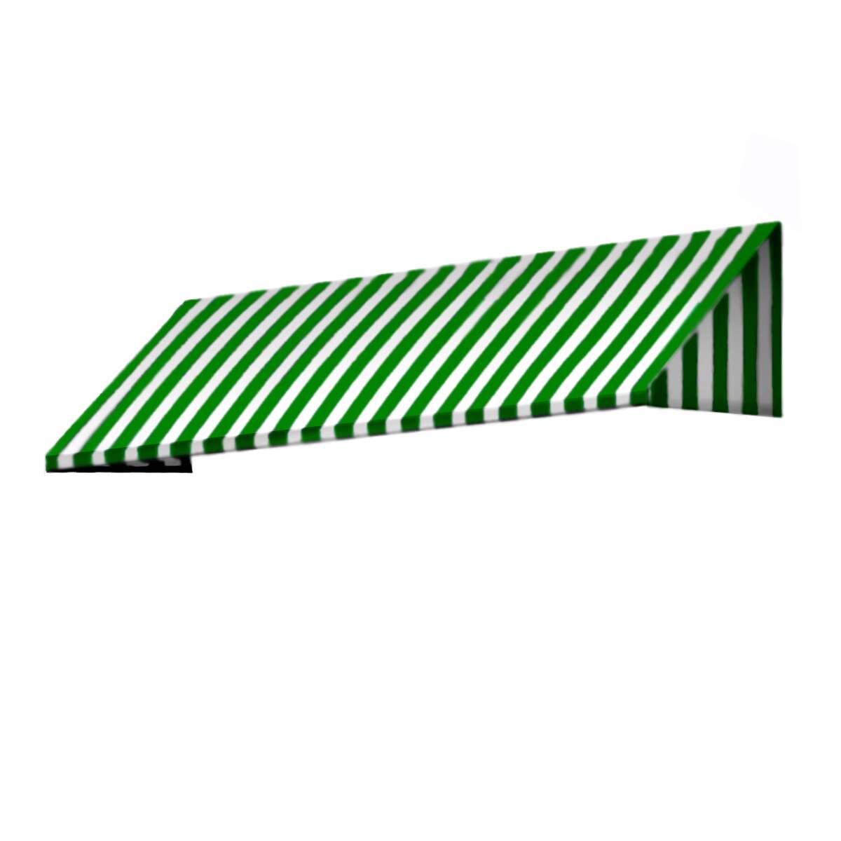 Awntech RF22-NV-4FW 52.5-in Wide x 24-in Projection x 24-in Height Fabric Striped Window/Door Awning