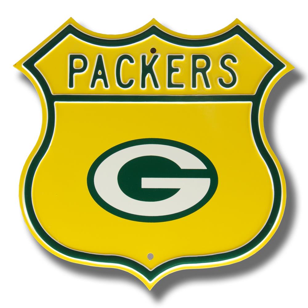 Authentic Street Signs Green Bay Packers 24-in x 24-in Metal Blank Sign at