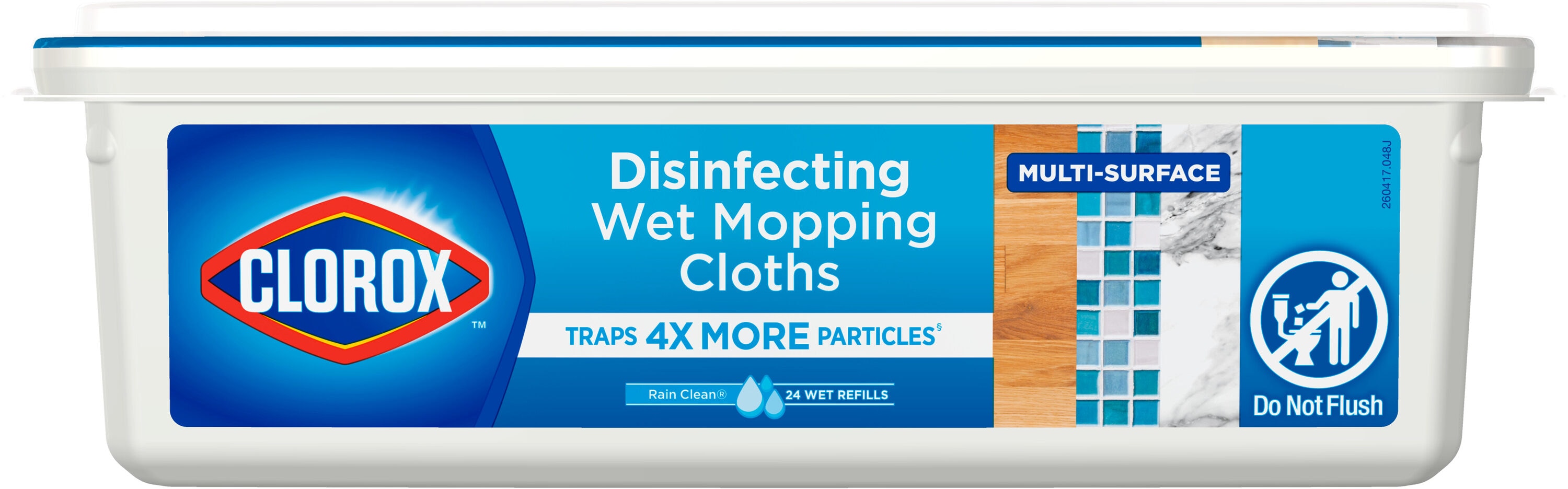 Clorox Wet Mopping Cloths Rain Clean Cellulose Fiber/Polypropylene Refill  (24-Pack) in the Mop Refills & Replacement Heads department at