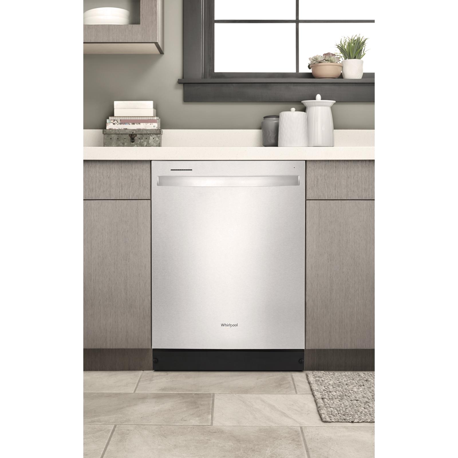 Whirlpool Top Control 24in BuiltIn Dishwasher (Monochromatic