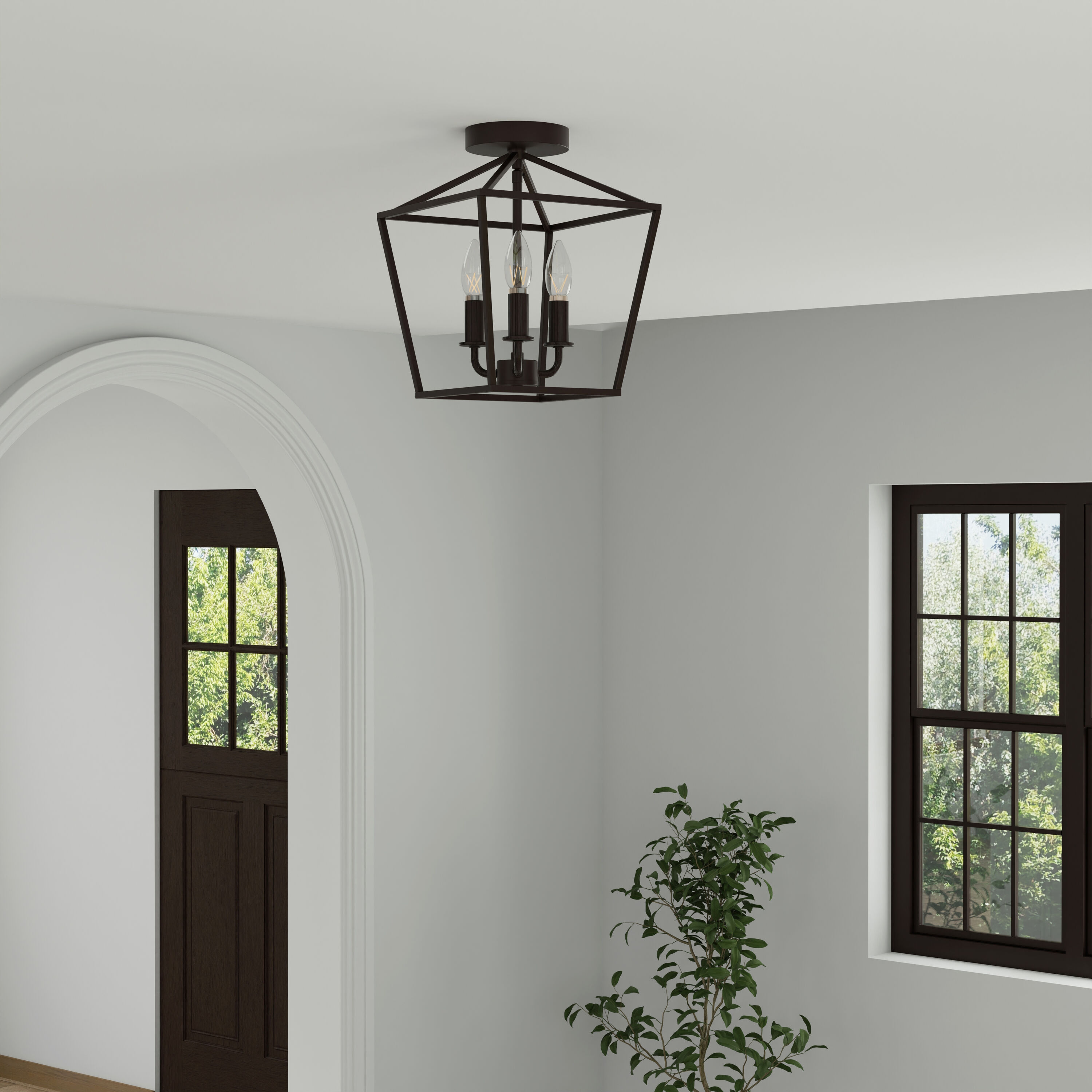 allen + roth CH31-3BZ flushmounts - View #5