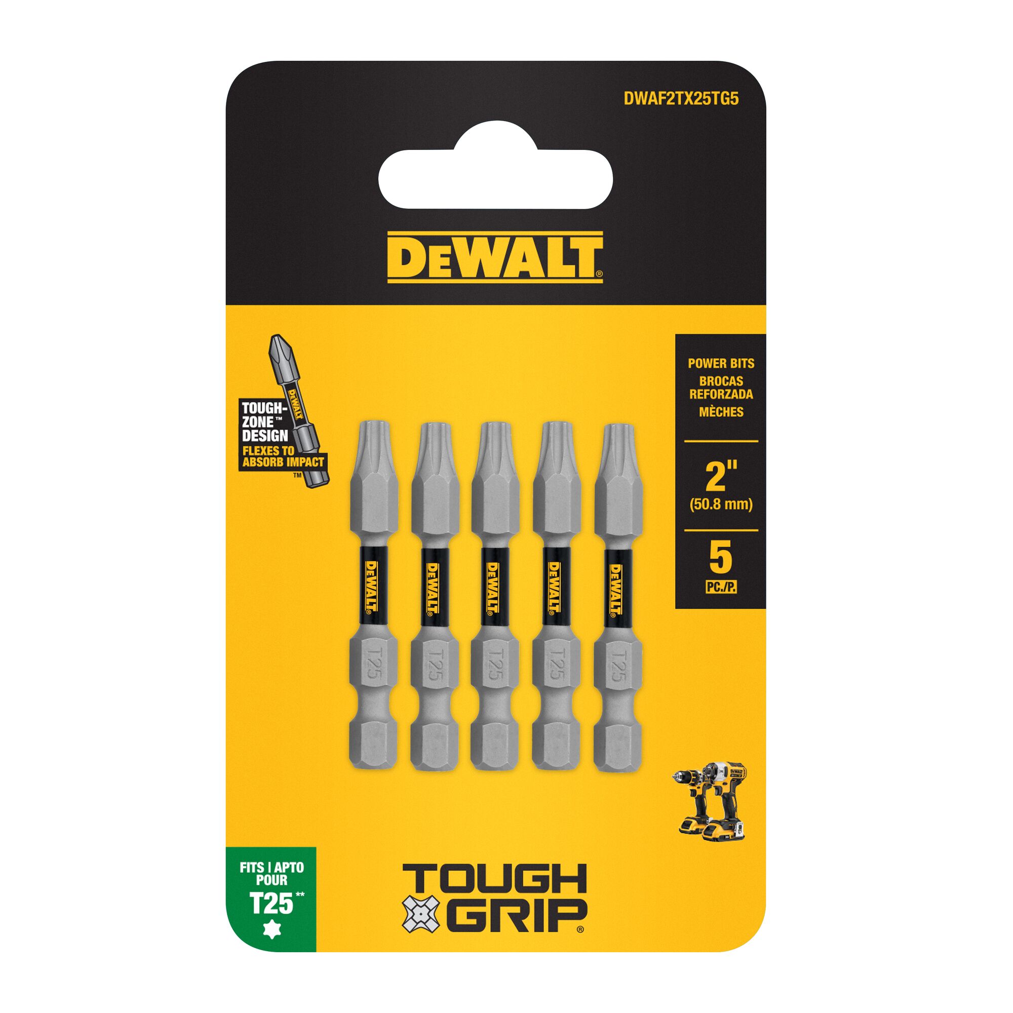 DEWALT DWAF2TX25TG5 screwdrivingbits - View #4