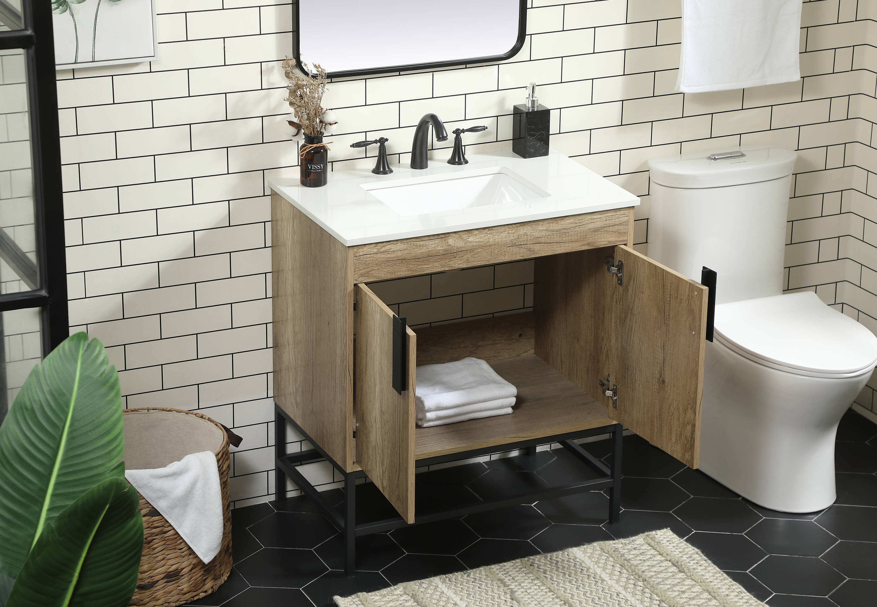 Elegant Decor HF146490NT Bath-Vanity-Combo - View #4