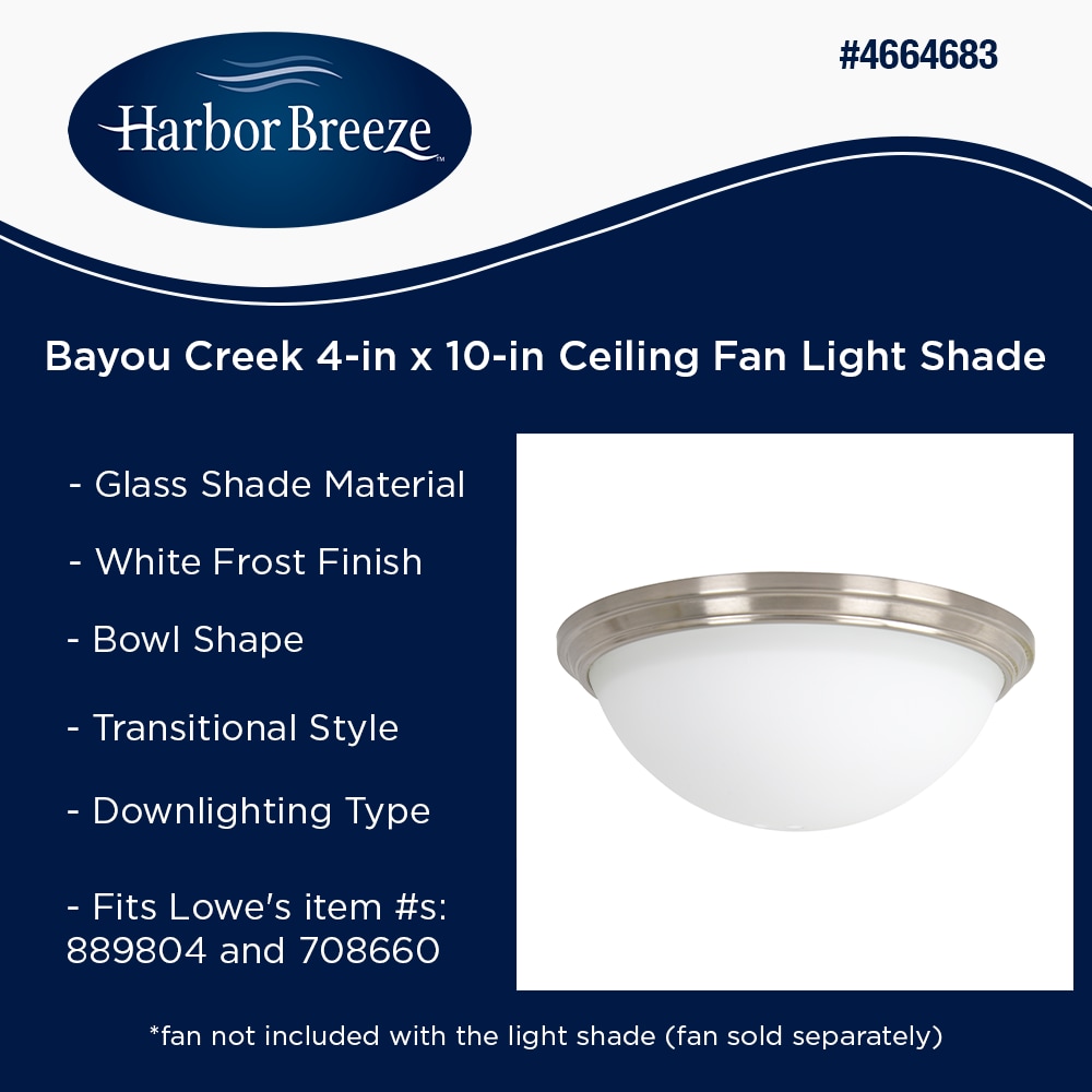 Harbor Breeze 18010G Light-Shades - View #2
