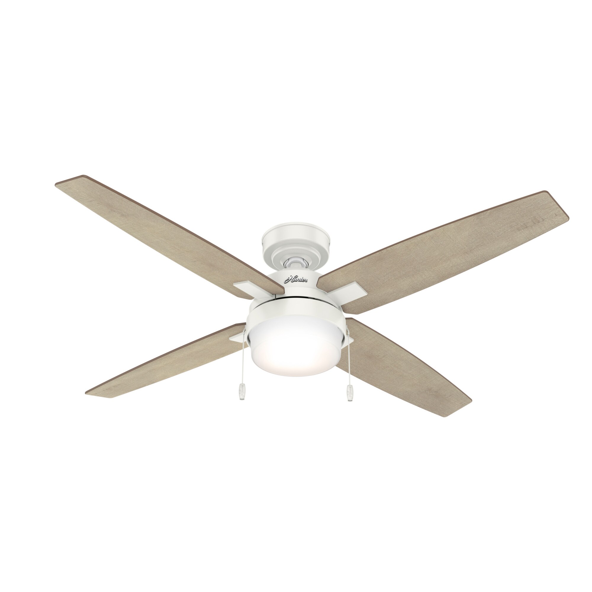 White Led Indoor Ceiling Fan With Light