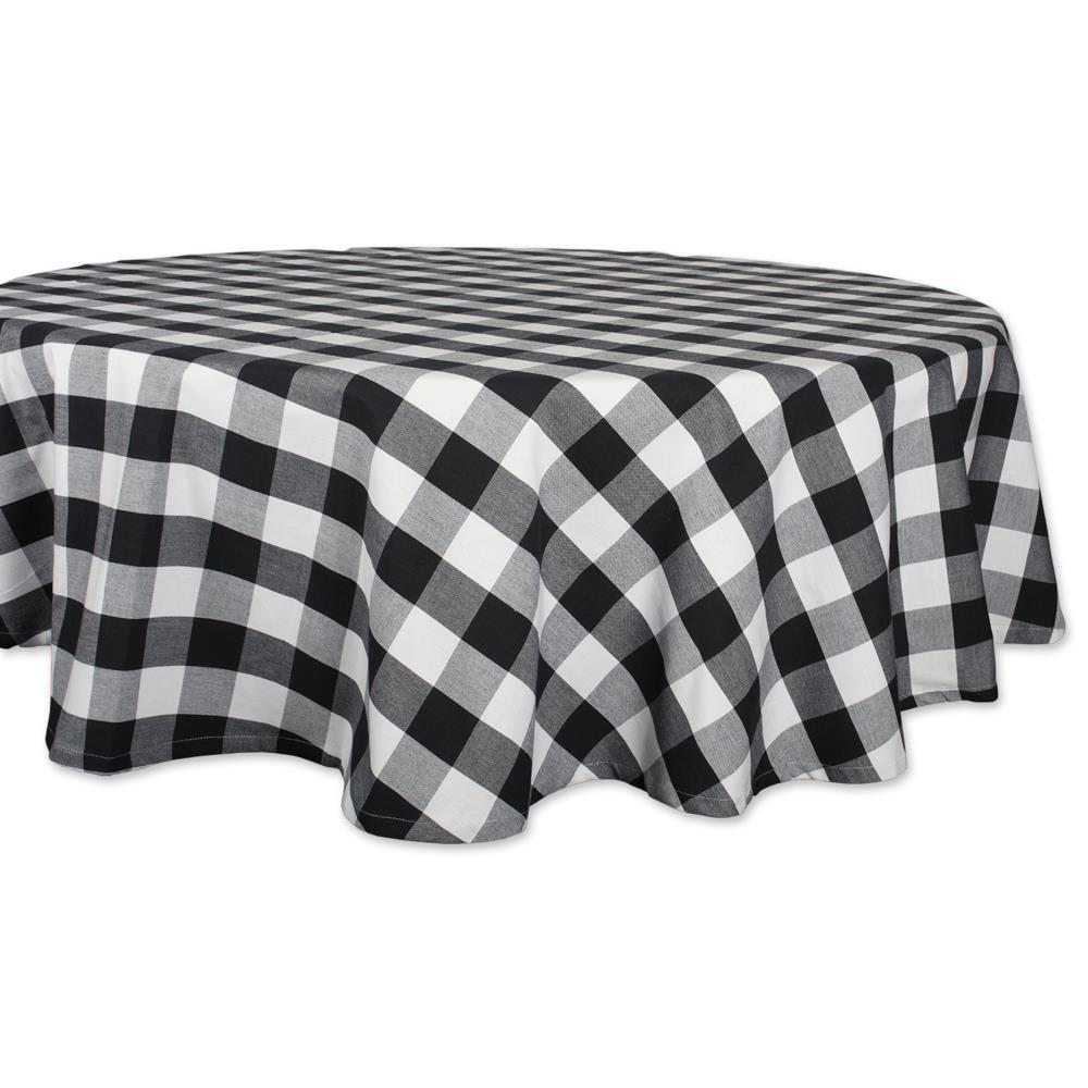 DII CAMZ37770 Black Tablecloth