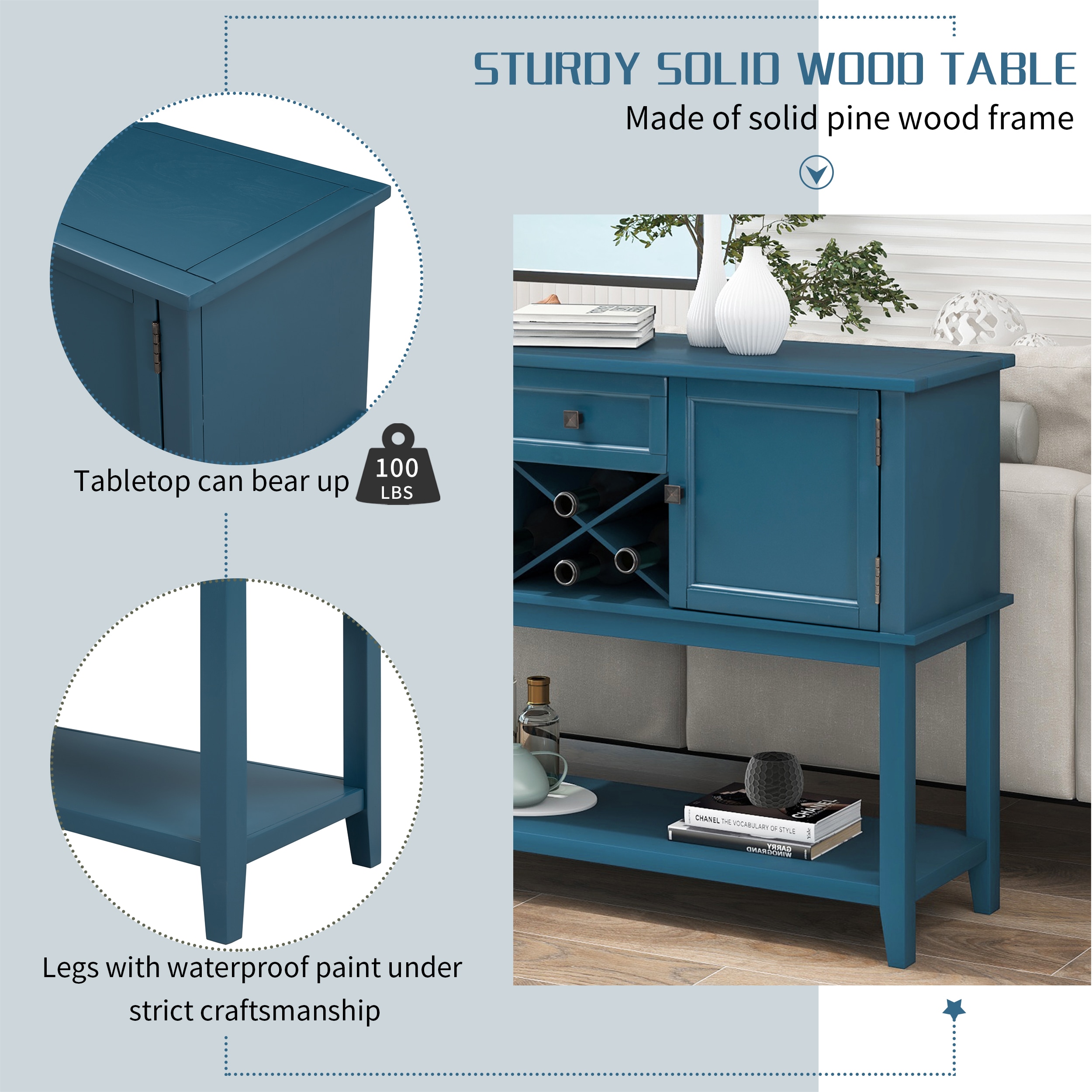 WELLFOR TRX-028AM Console-Sofa-Tables - View #5