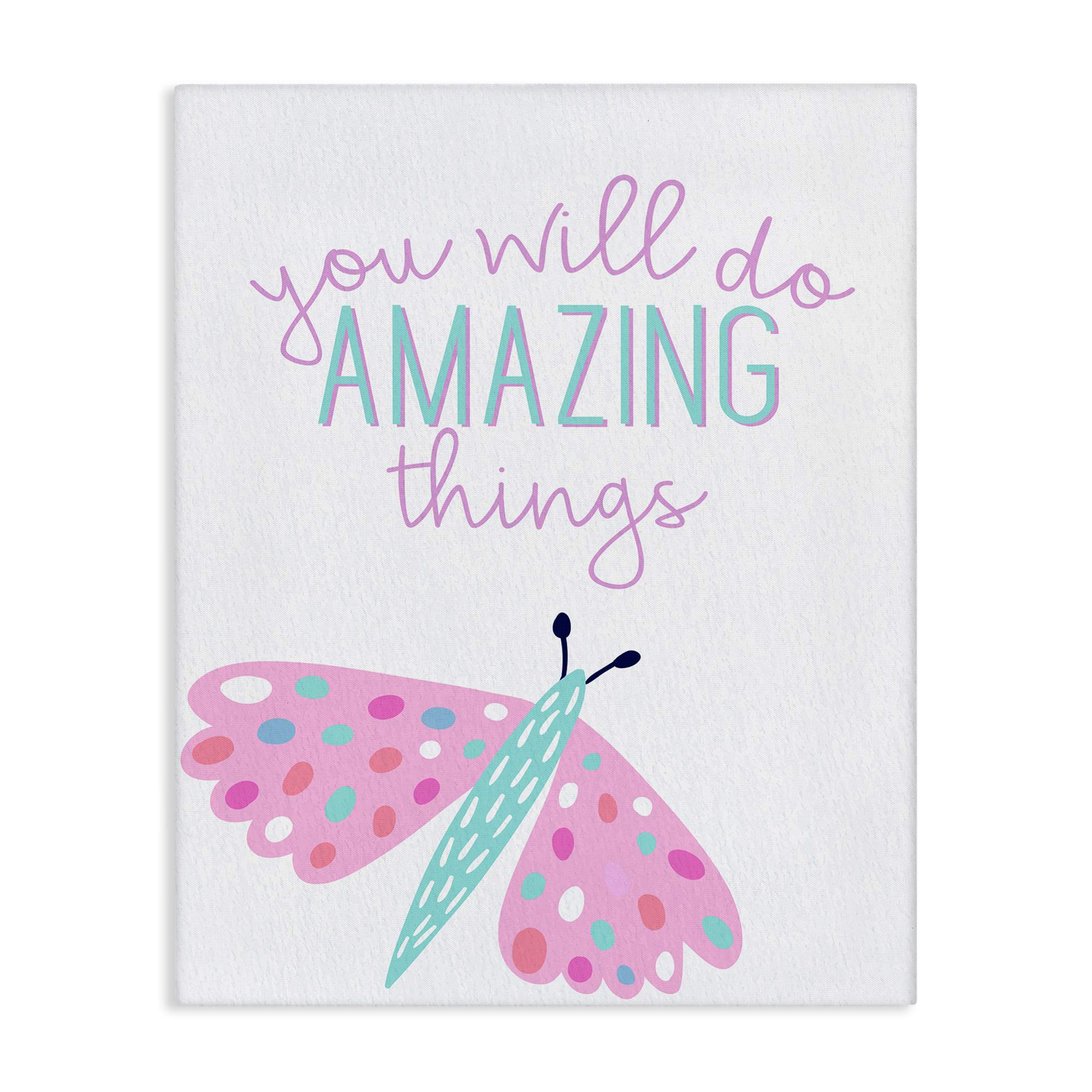 Stupell Industries BS-432-CN-30X40 You Will Do Amazing Things Canvas Wall Art By Kim Allen 30 x 40