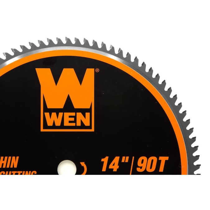 WEN 14-in 90-Tooth Wet Or Dry Tungsten Carbide-tipped Steel Chop Saw Blade|332