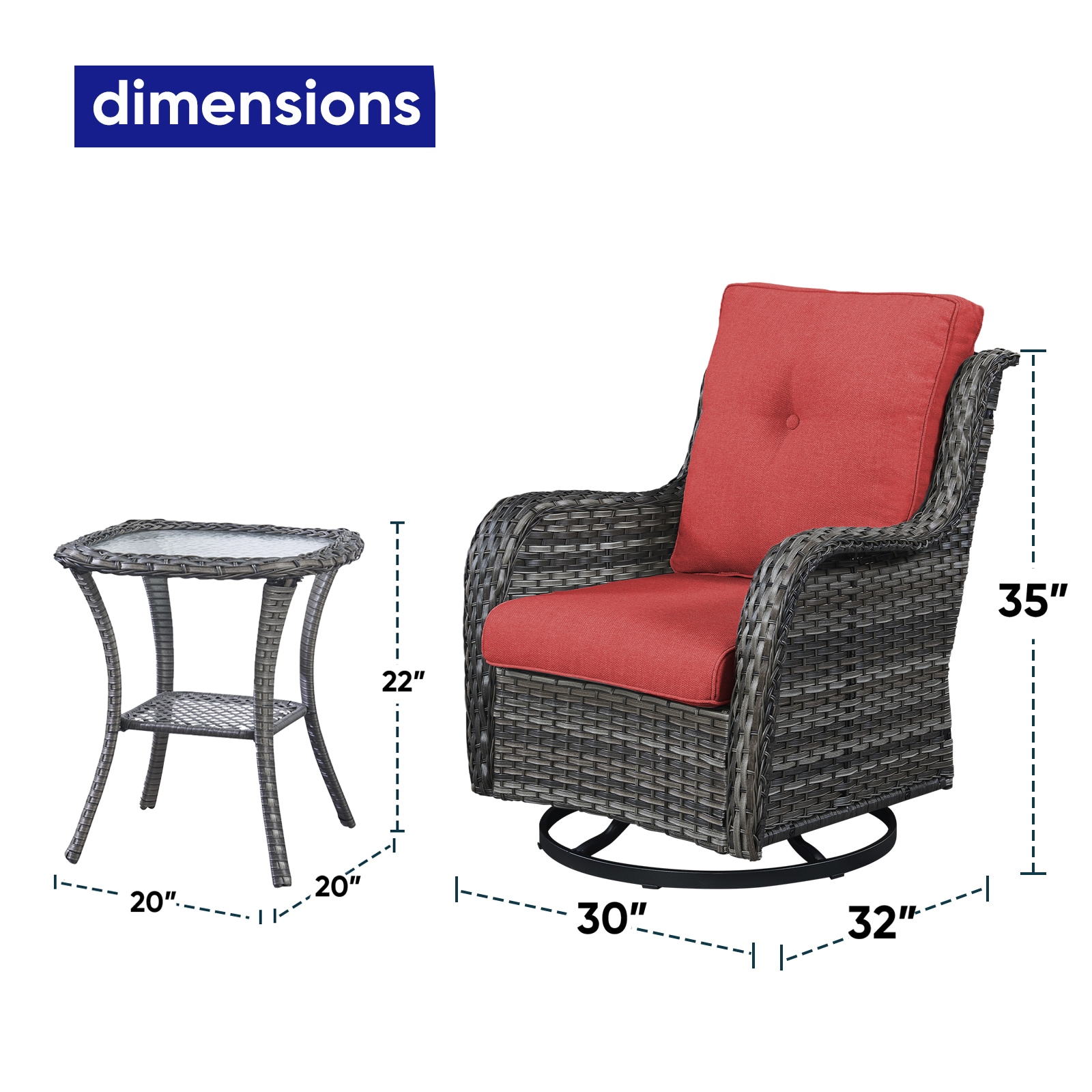 Rilyson FS036-5 Patio-Chairs - View #11