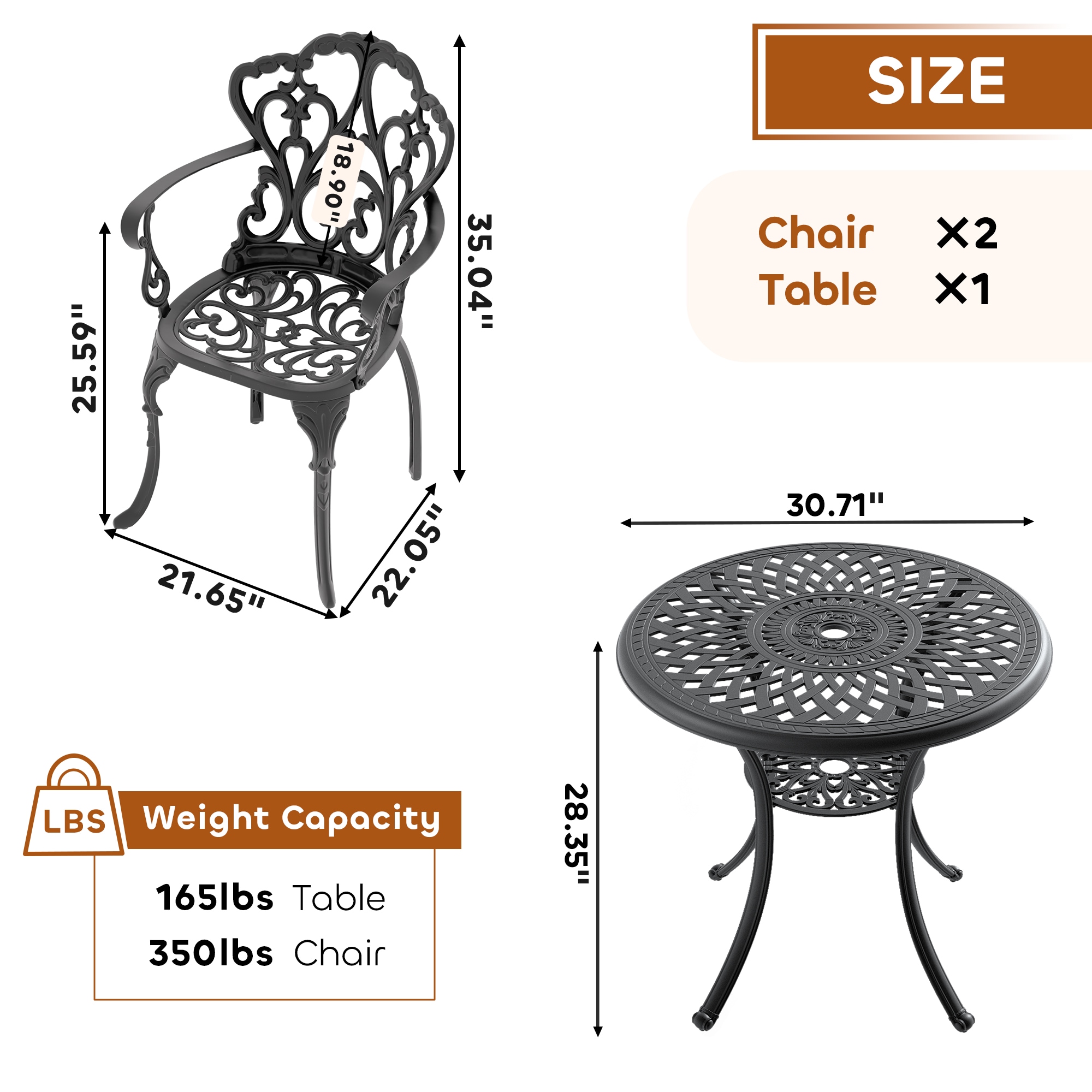 nicesure SLBK6047CZ2A1030RC Patio-Dining-Sets - View #8