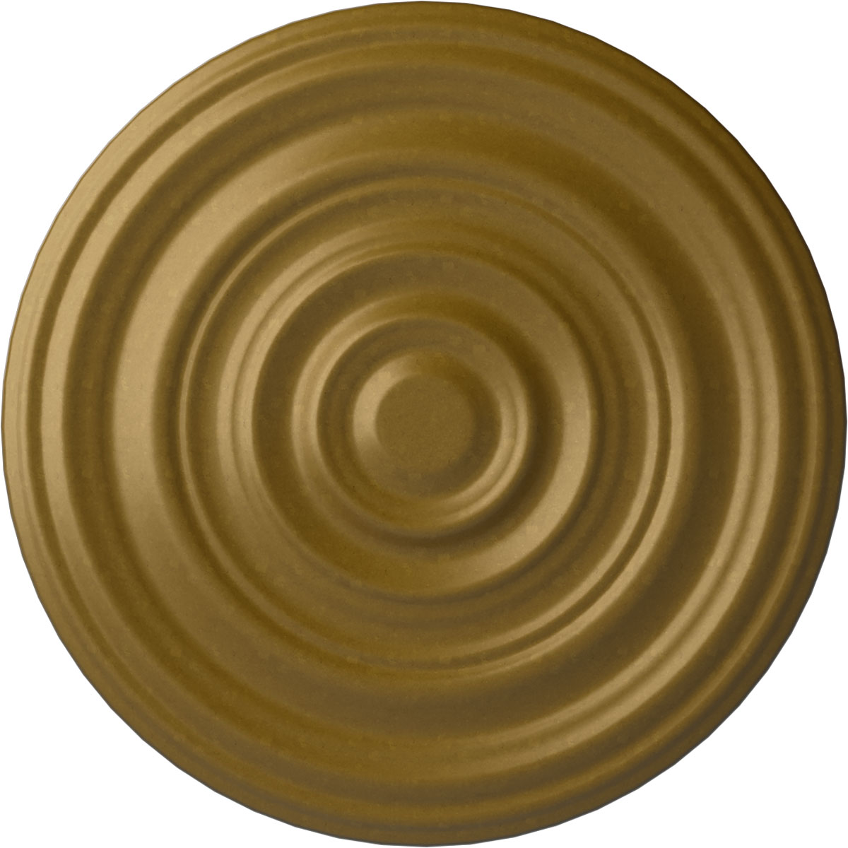 Ekena Millwork CM29CAGLS Carton Smooth 29.125-in W x 29.125-in L Painted Gold Polyurethane Whole Ceiling Medallion