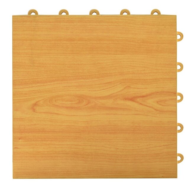 Greatmats Click Tile 12-1/8 in. x 12-1/8 in. Maple Interlocking Basement Plastic and Vinyl Floor Tile (24-Pack) (24.5 sq. ft.) Greatmats Click Tile 12-1/8 in. x 12-1/8 in. Maple Interlocking Basement Plastic and Vinyl Floor Tile (24-Pack) (24.5 sq. ft.)