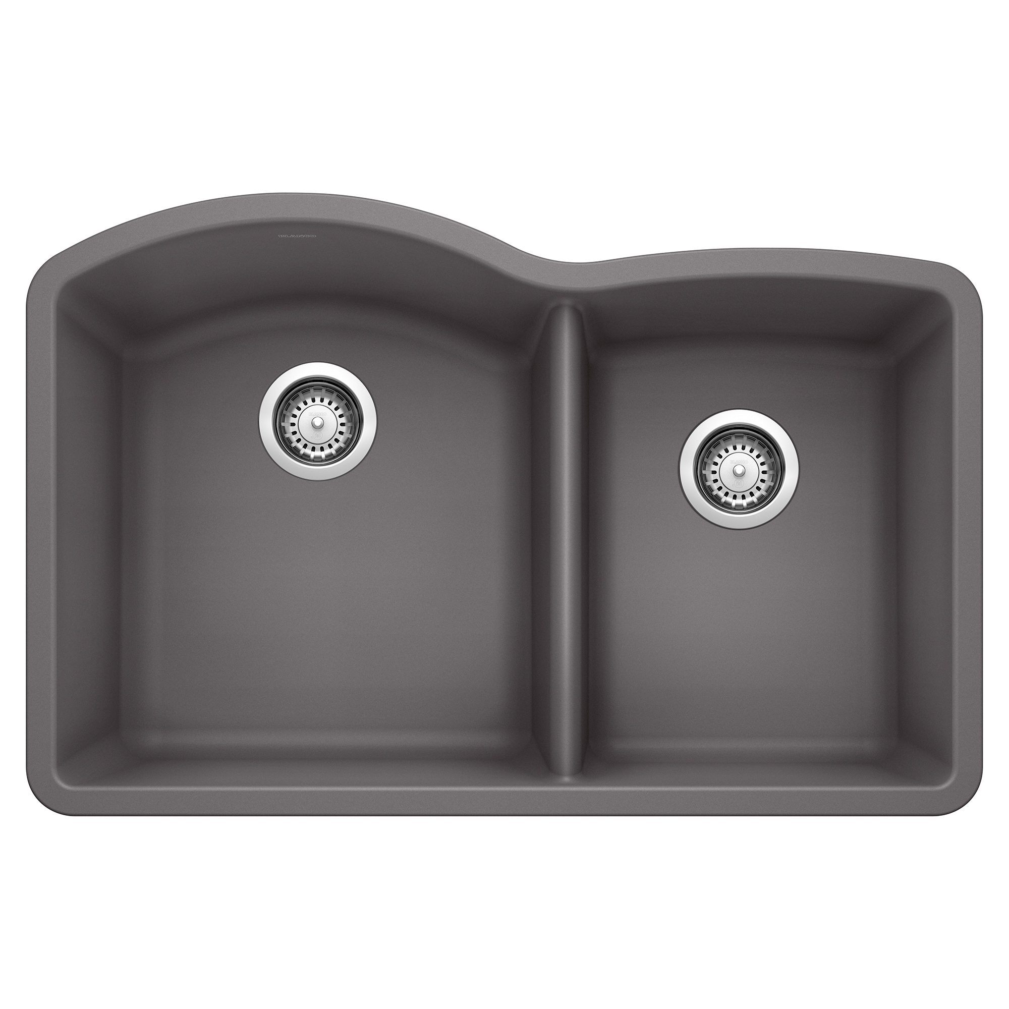 BLANCO 441469 Diamond Silgranit Undermount 32.07-Inches x 20.92-Inches Granite Double offset bowl Kitchen Sink