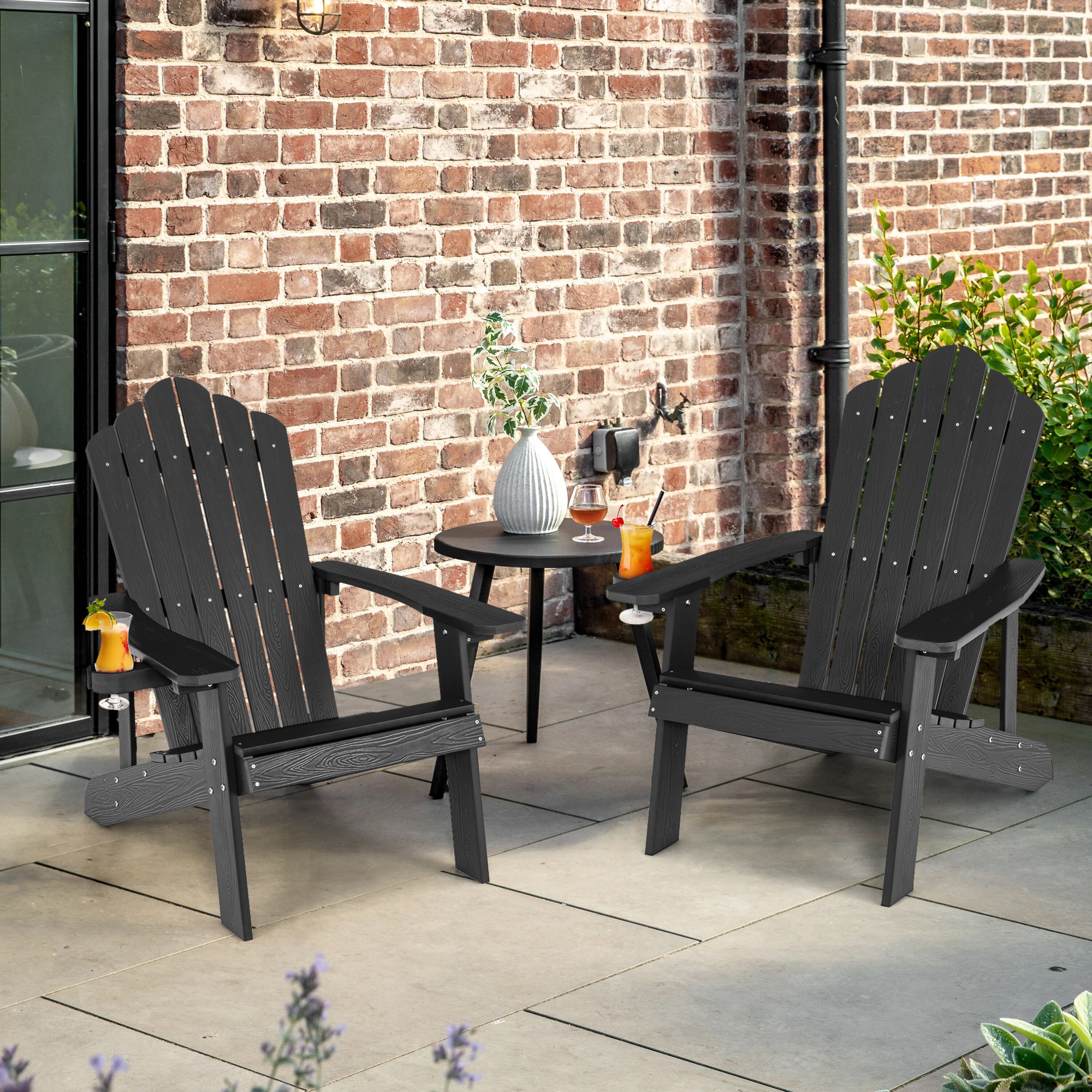 WELLFOR TDJ10983BK Patio-Chairs - View #6