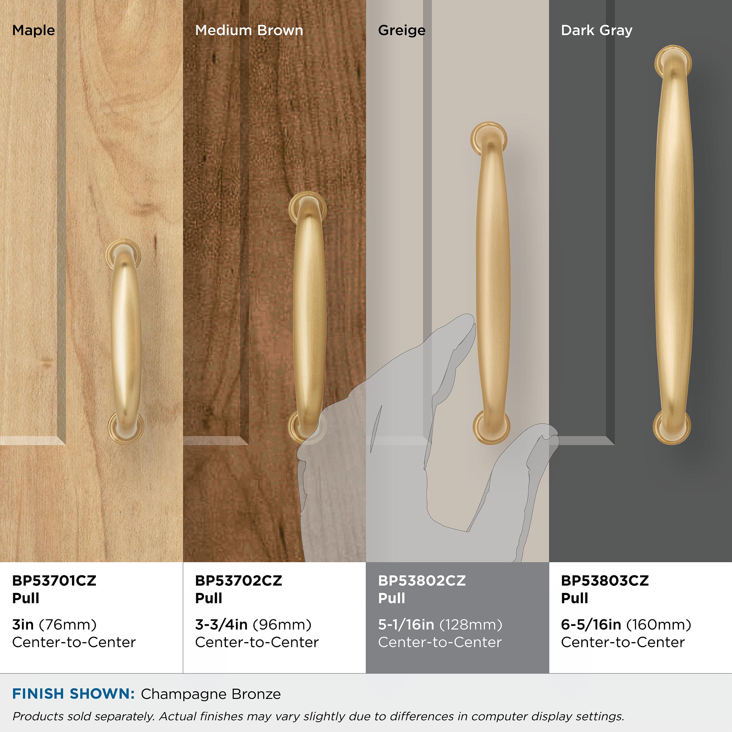 Amerock BP53802CZ Cabinet-Pulls - View #3