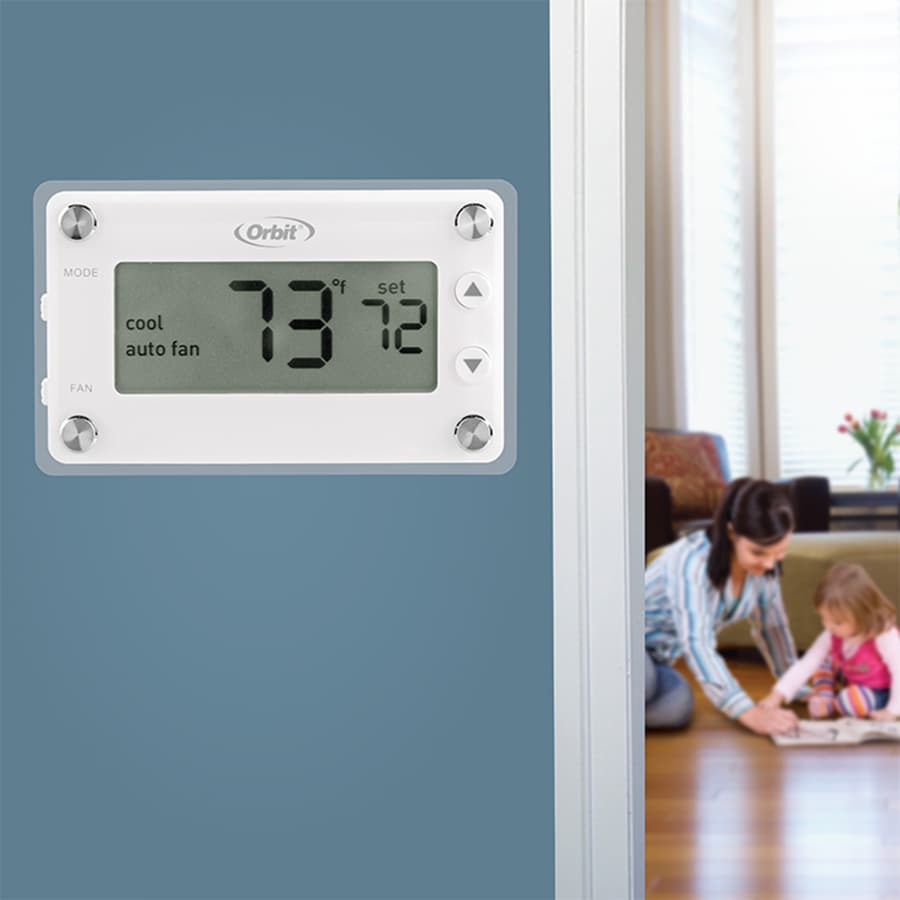 Orbit Clear Comfort 7-day Programmable Thermostat in the Programmable  Thermostats department at