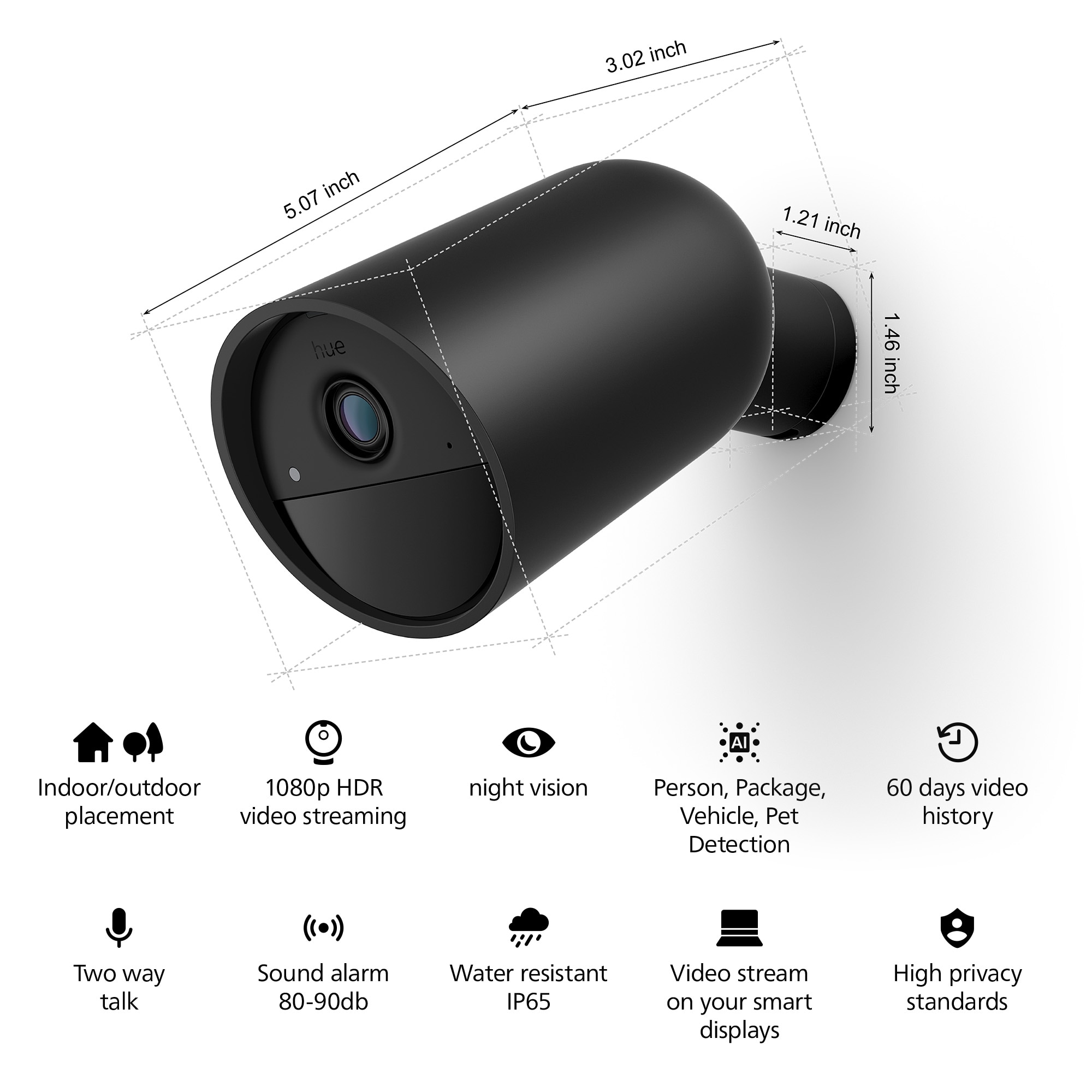 Philips 581447 Security-Cameras - View #4
