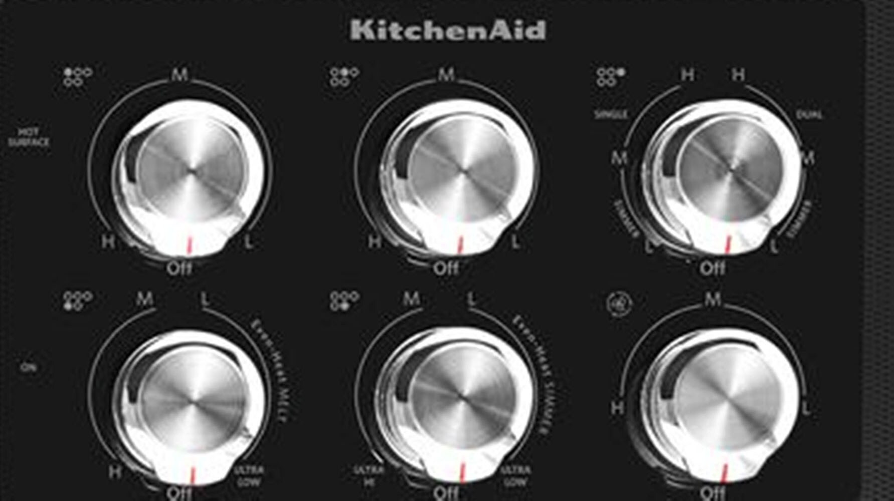 KitchenAid 36 in. Induction Cooktop with 5 Smoothtop Burners