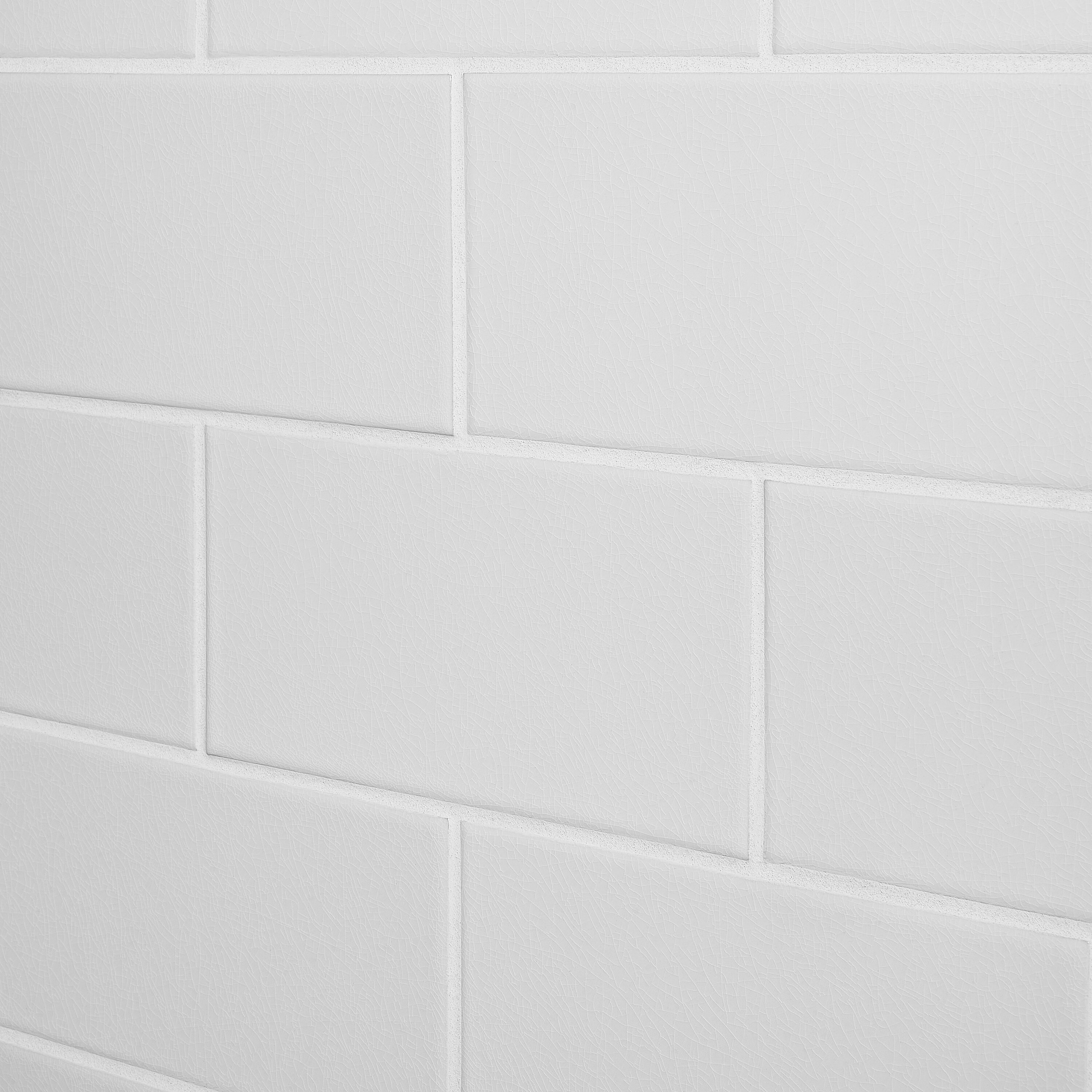 Artmore Tile Ferry Cotton White 4-in X 8-in Glossy Ceramic Subway Wall 