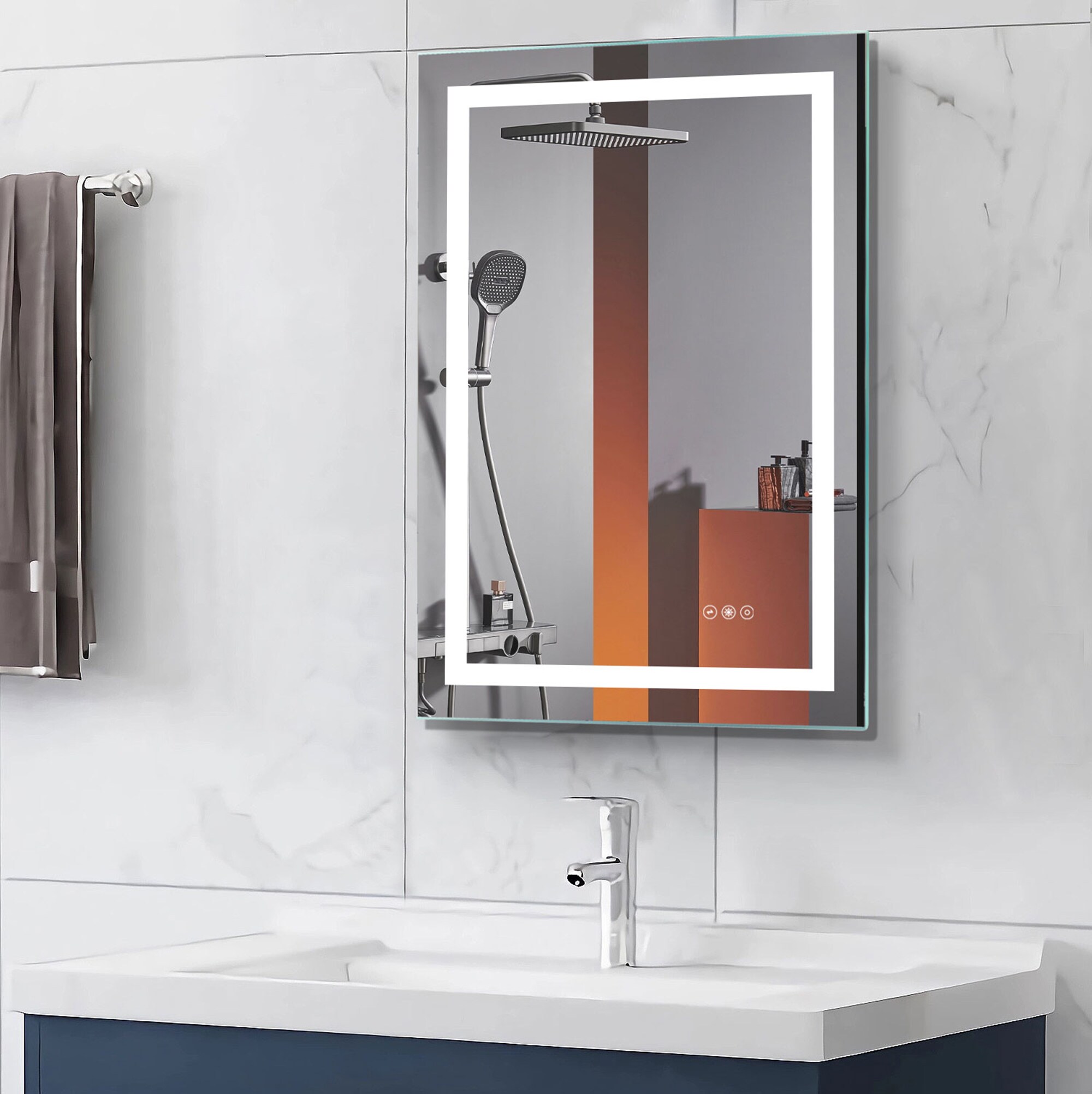 SINOFURN SYD530027SL Framed-Bath-Mirrors - View #5