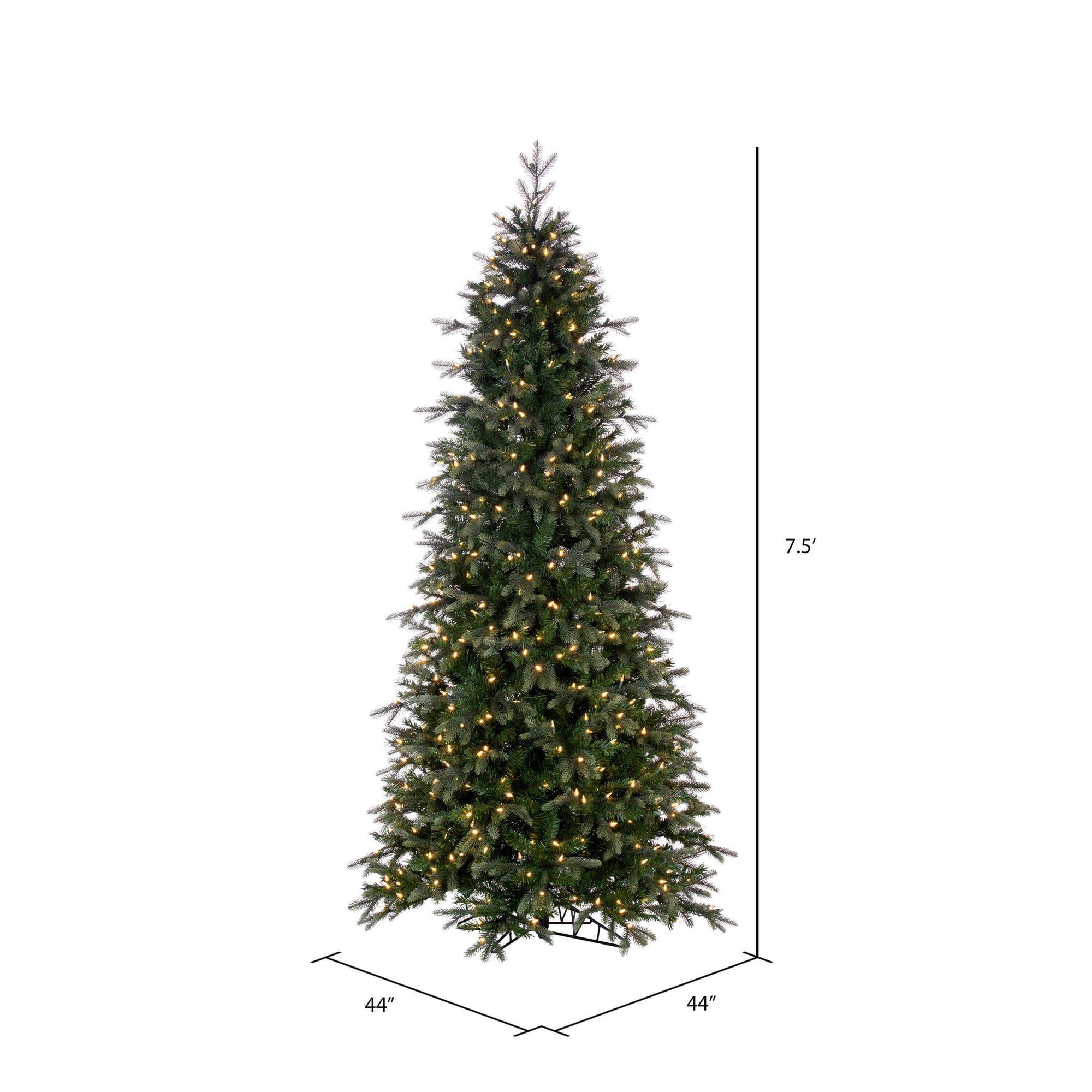 Vickerman K224076LED Artificial-Christmas-Trees - View #3