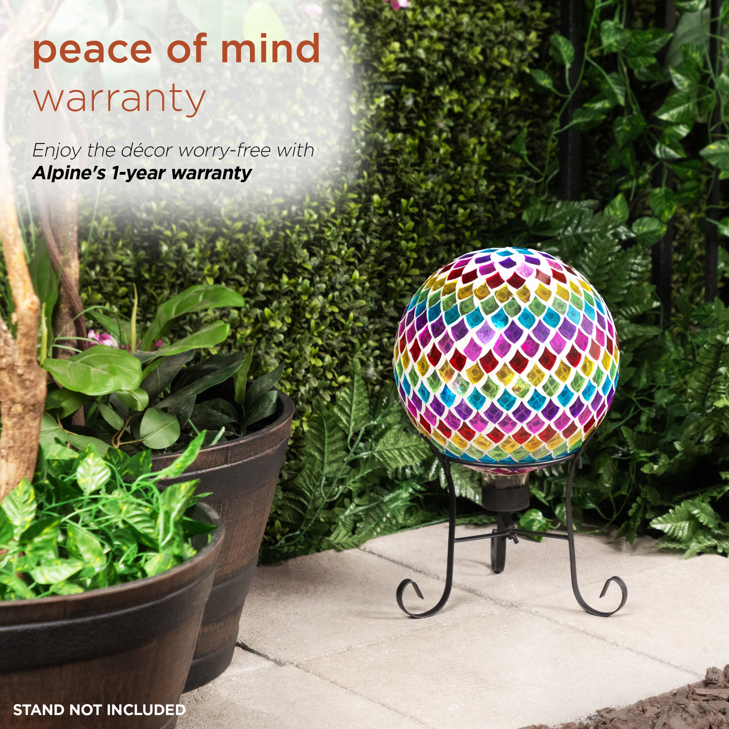Alpine Corporation HMD220 Gazing-Ball-Stand - View #7
