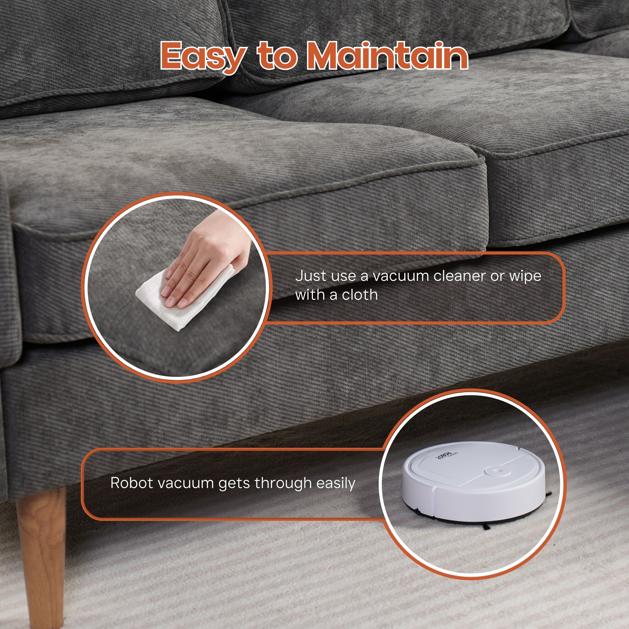 Caodoc L5-NOPL500-4 Sofas-Loveseats - View #3