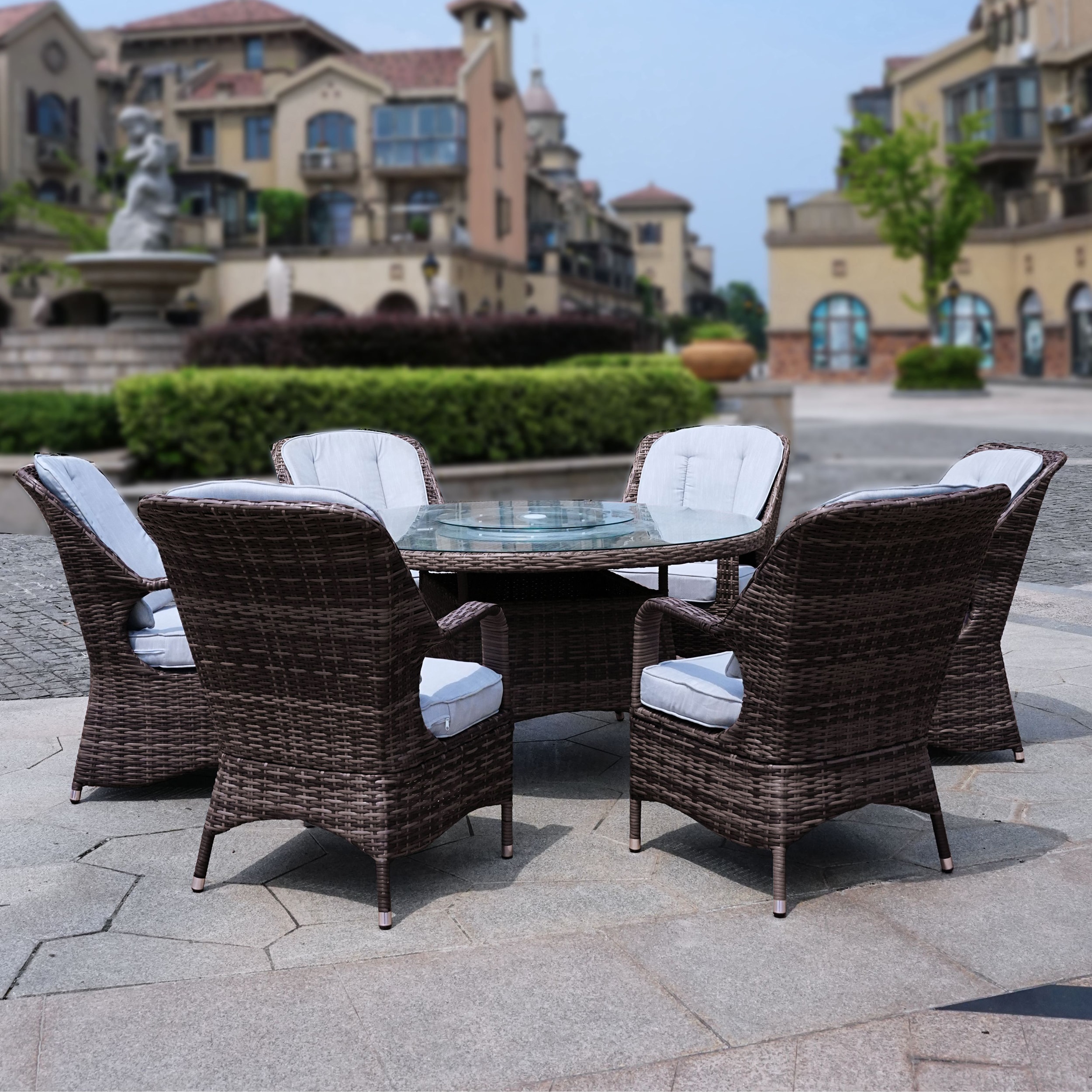 Moda Furnishings CMAD-1711-BR Patio-Dining-Sets - View #3