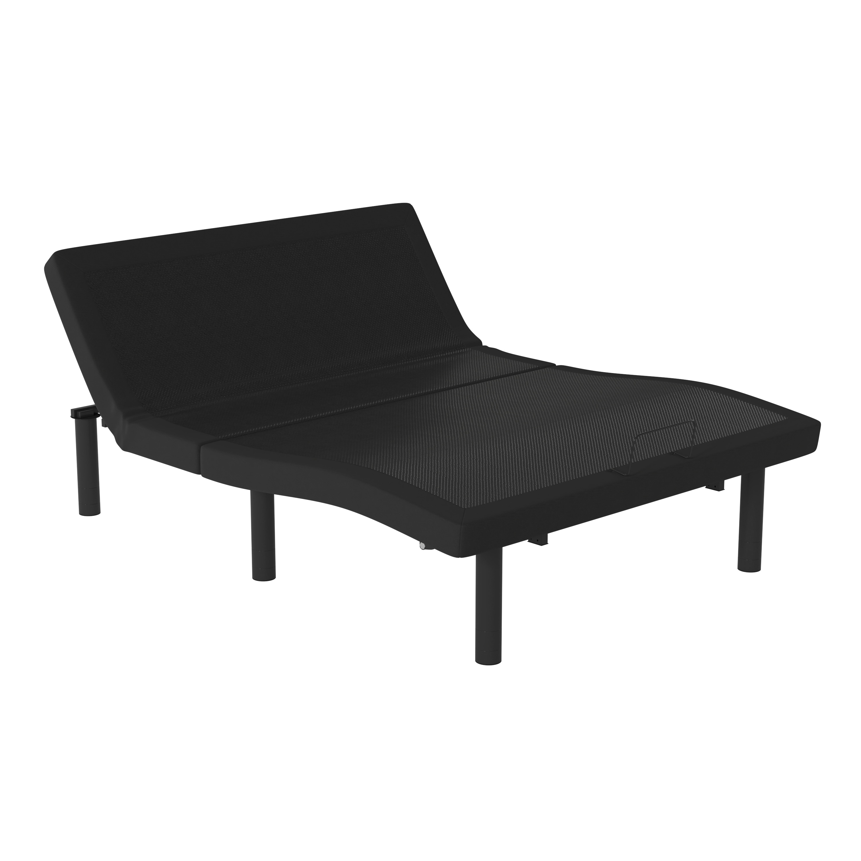 Selene Full-Size Adjustable Platform Bed with Wireless Remote, Black
