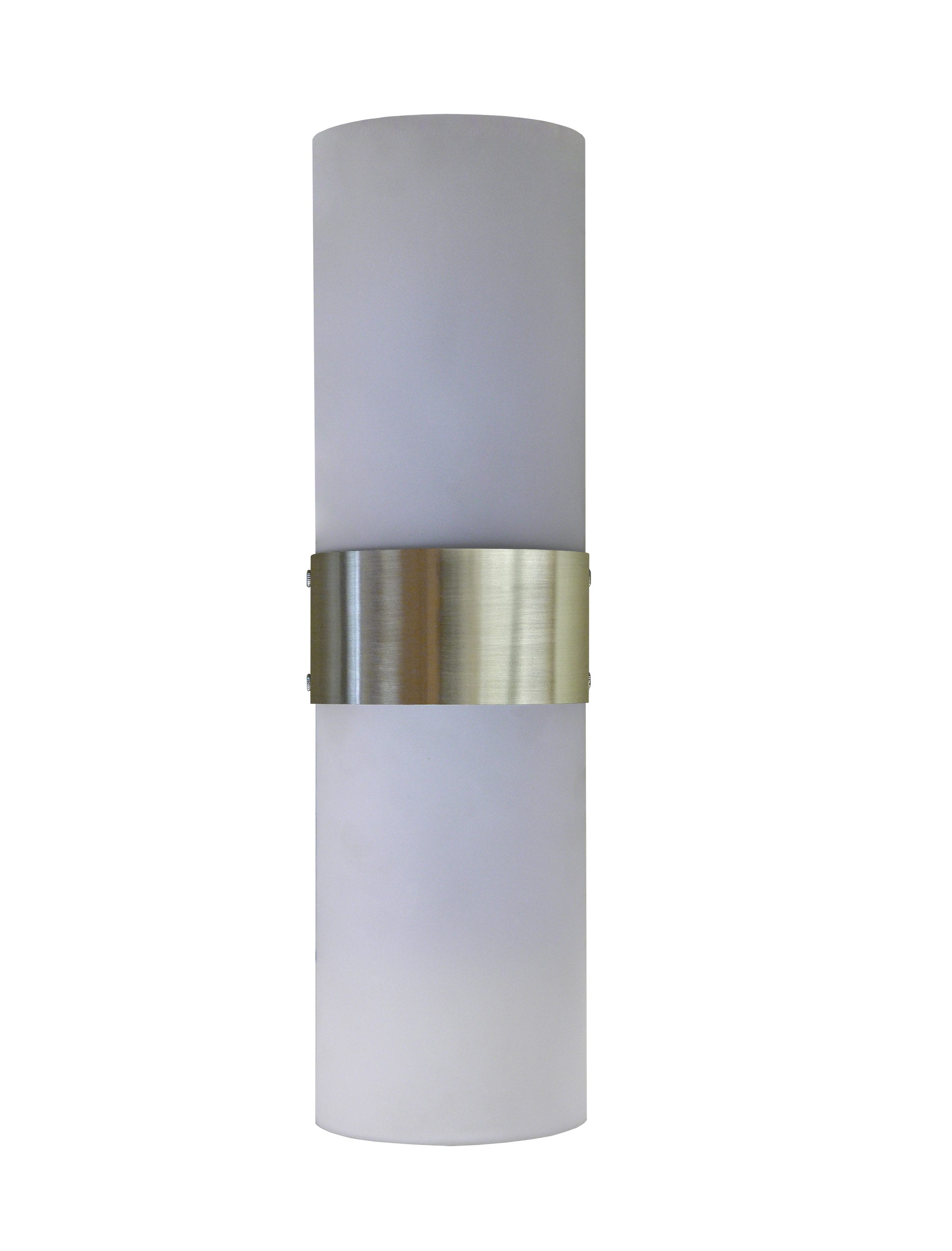 Whitfield Lighting ESVL54-SS 5.2-in 2 -Light Brushed Steel Transitional Vanity light