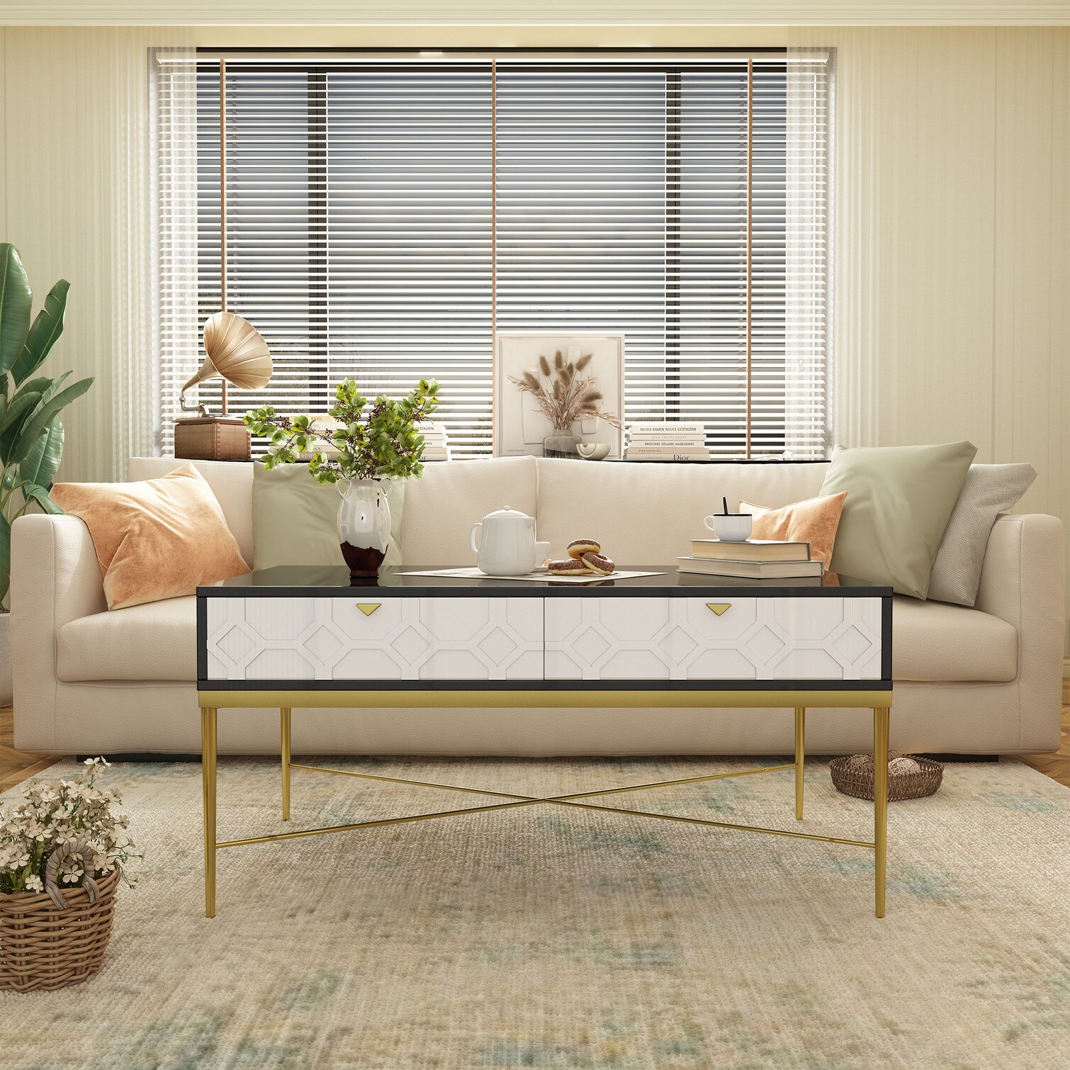 FlowLuxe I2DN8BSDJR3D Coffee-Tables - View #2