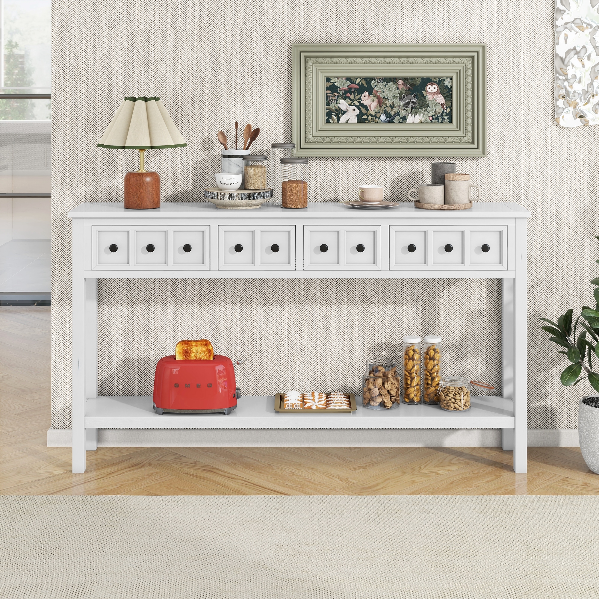 SINOFURN SYA330091WT Console-Sofa-Tables - View #3