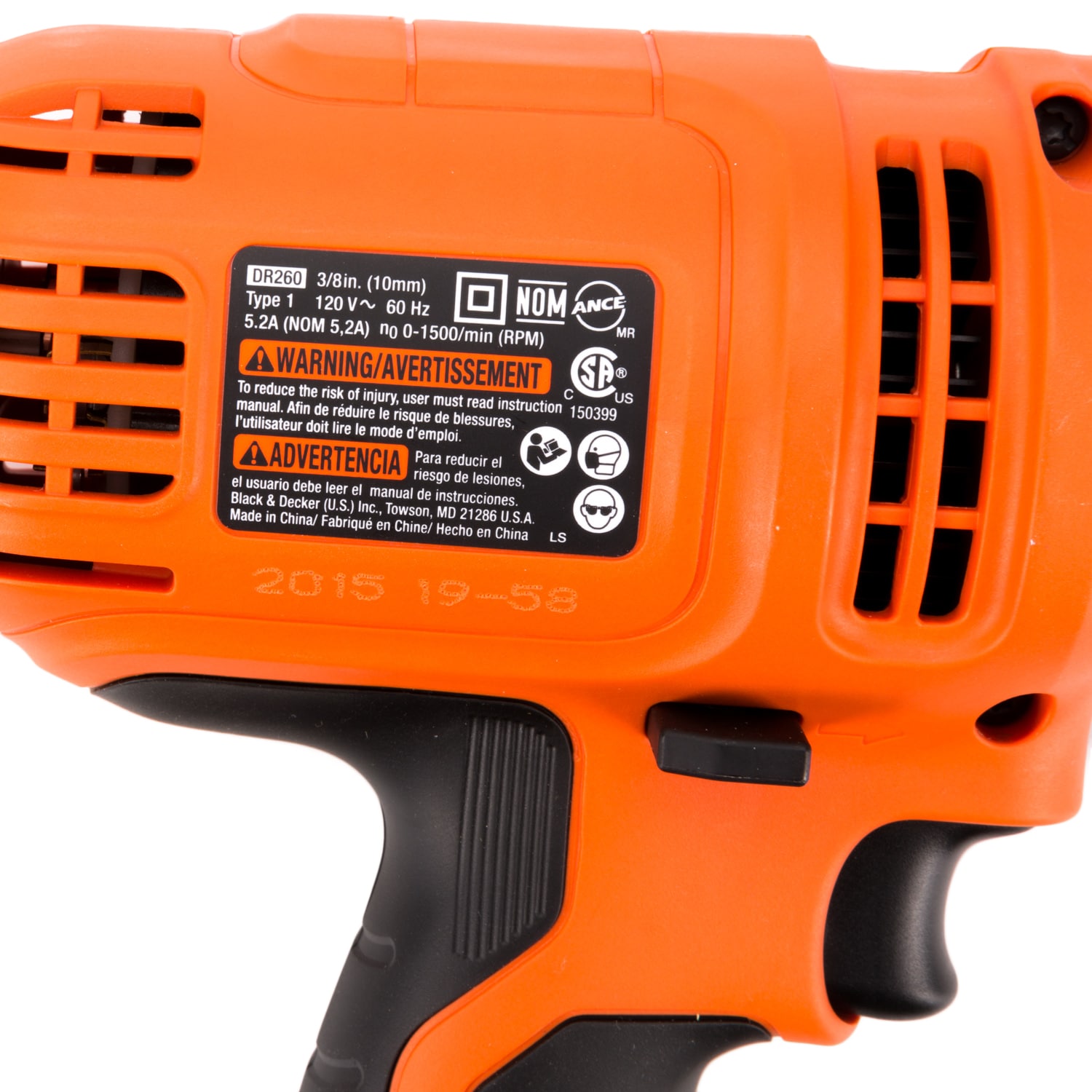 BLACK+DECKER 3/8-in Keyless Corded Drill in the Drills department
