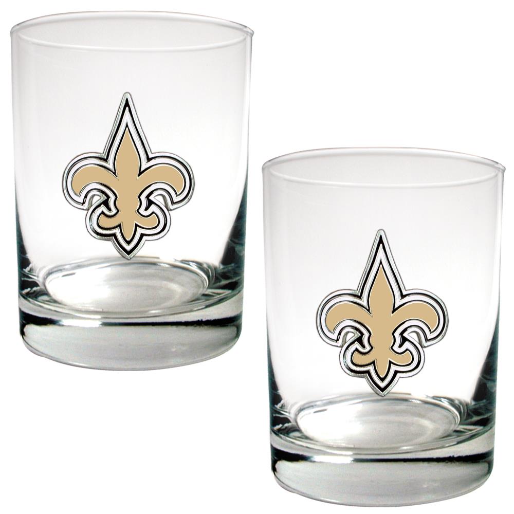 New Orleans Saints - 16oz Stemless Wine Glass