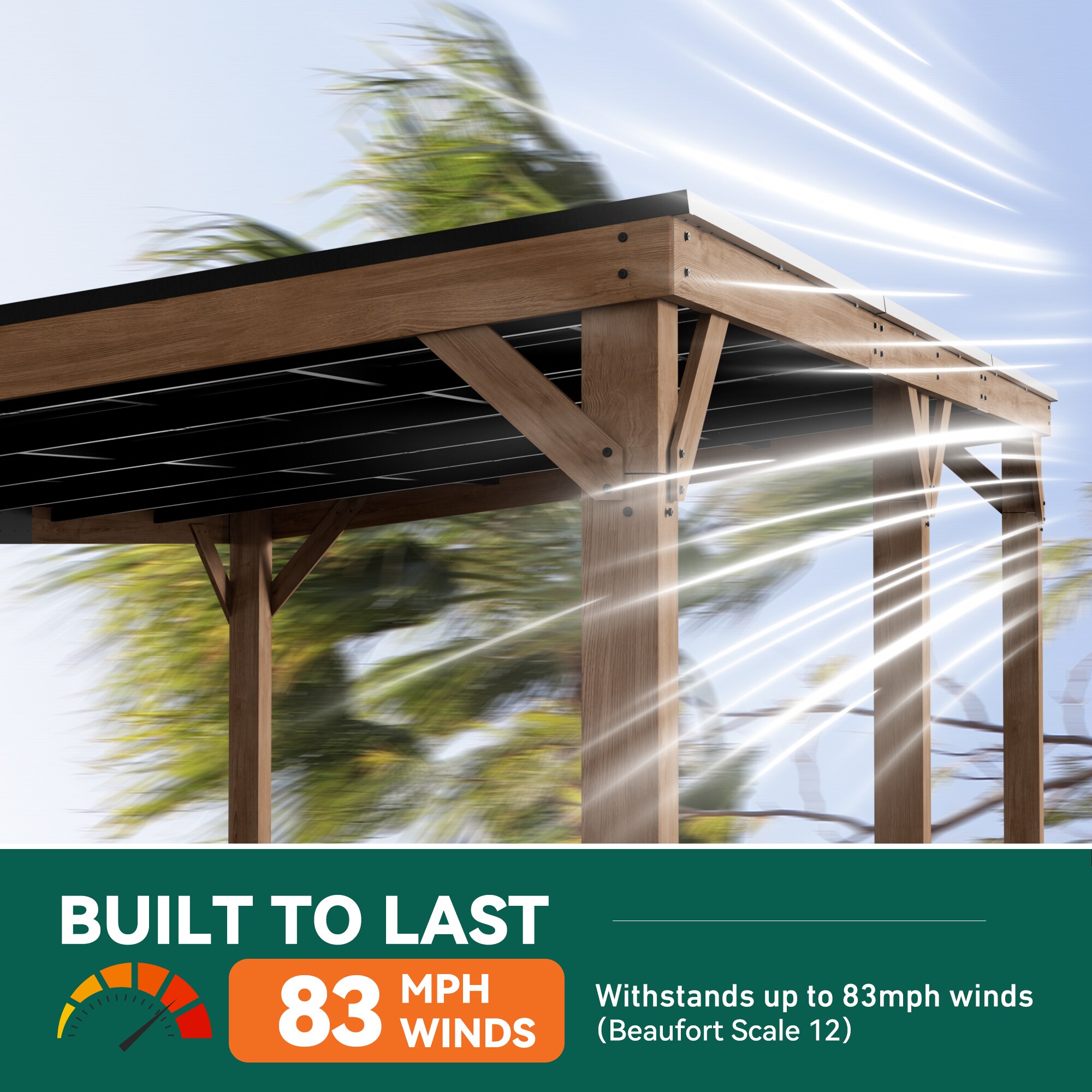 ELEVATE OUTDOORS IG10600119-1220 Wood-Resin-Gazebos - View #4