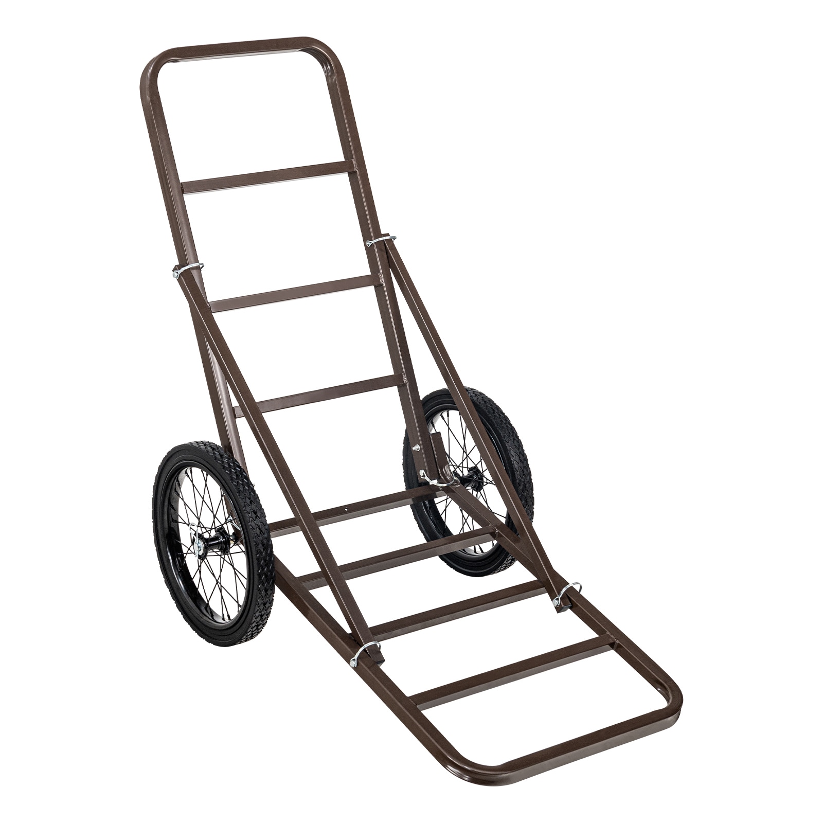 GIVIMO - 300-lb Folding Deer Cart with 15-in Solid Rubber Wheels and Ergonomic Handle Heavy-Duty ...