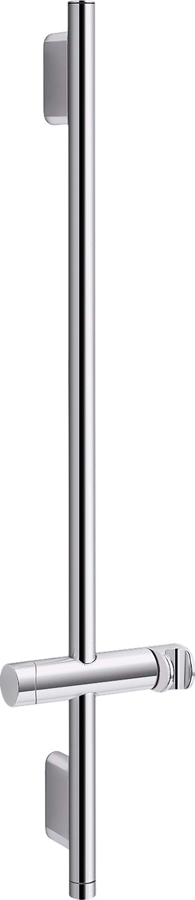 KOHLER Statement Polished Chrome 7-in Universal Slide bar for Shower