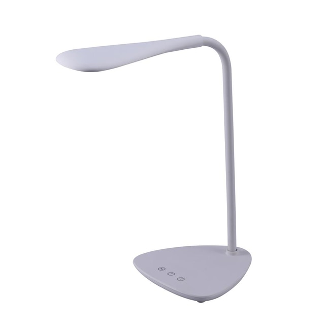 Adjustable White Touch Desk Lamp, Vanity Desk Combo Black And Decker
