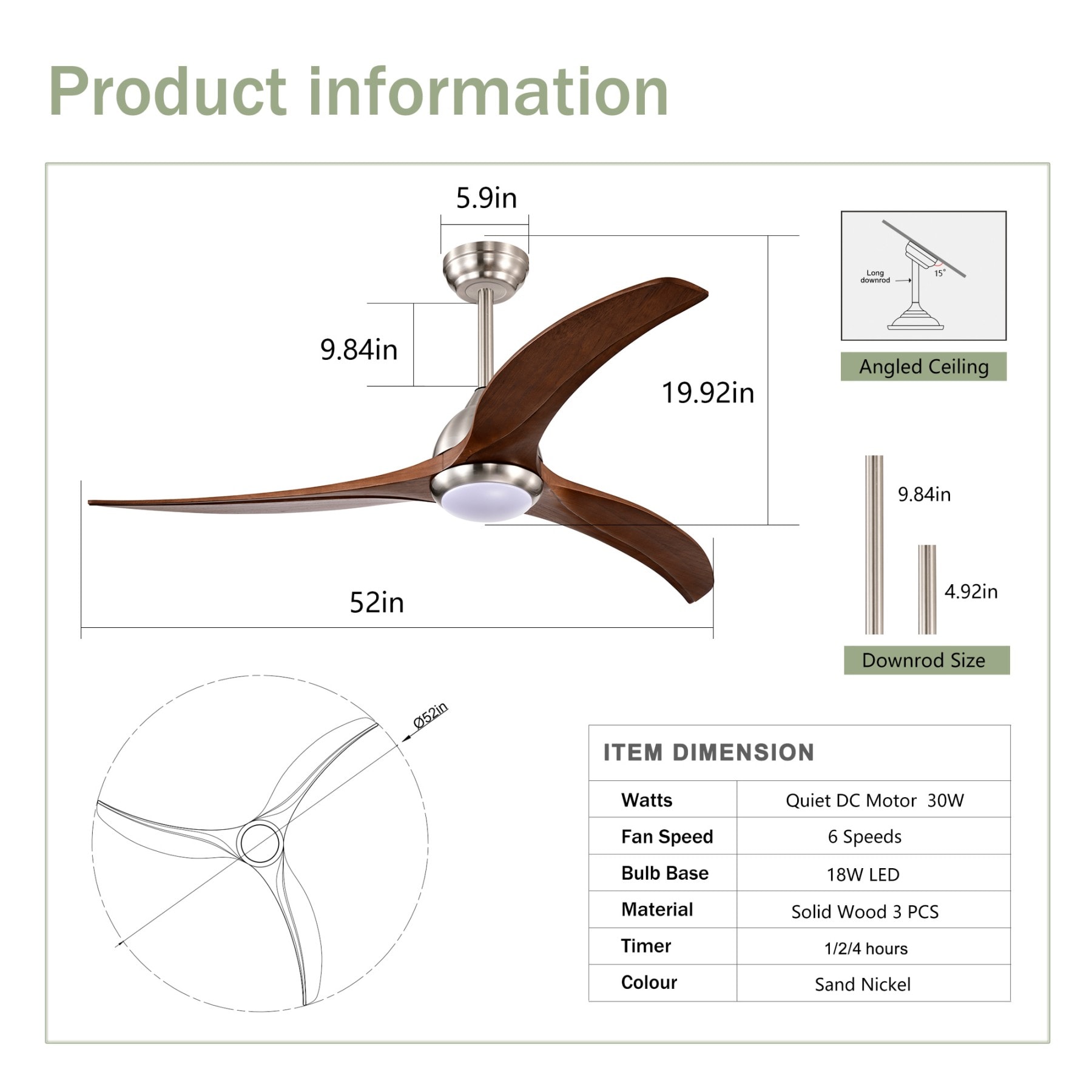 Dexmalle W3596P419041 Ceiling-Fans - View #3