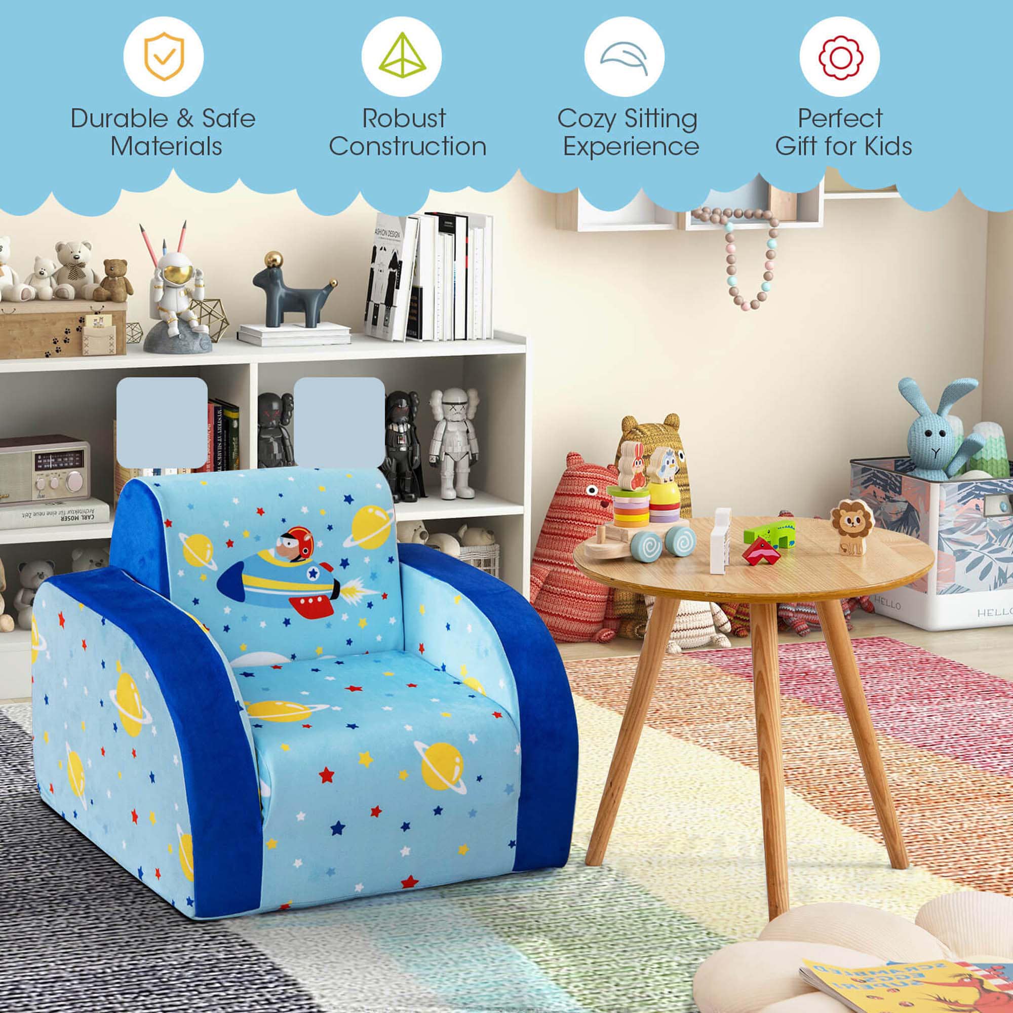 Costway SXL00098 Sofas-Loveseats - View #6