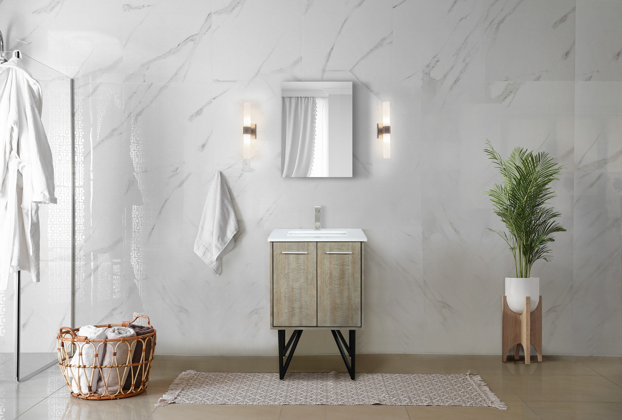 Lexora LVLY24SRA300 Bath-Vanity-Combo - View #3