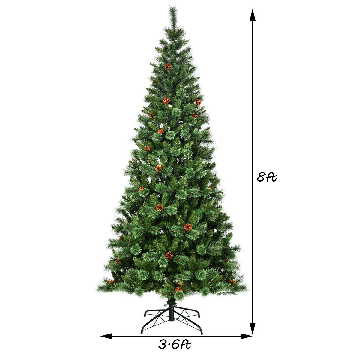 WELLFOR CM-HWY-22805 Artificial-Christmas-Trees - View #7
